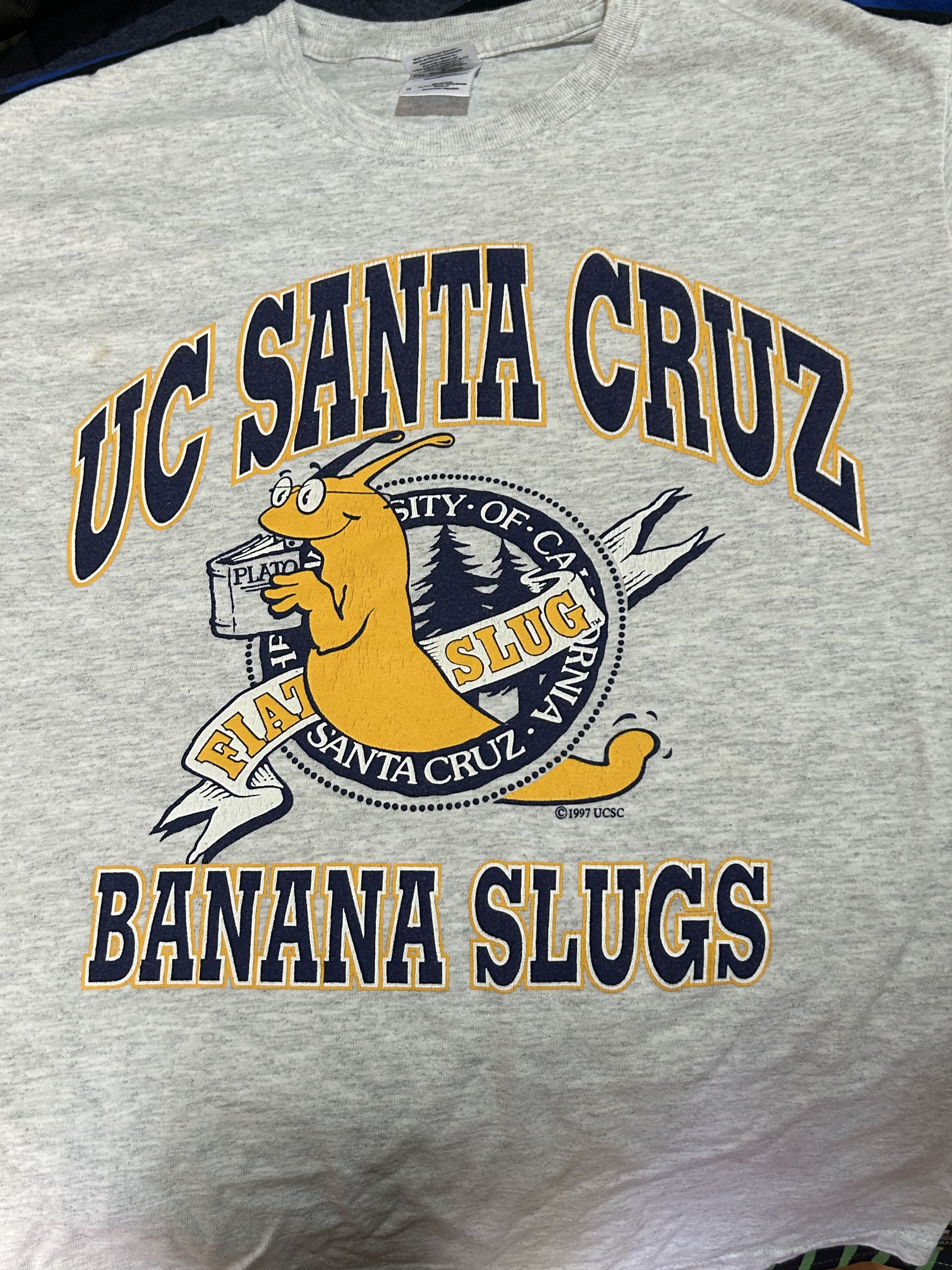 Gildan BANANA SLUGS SANTA CRUZ PULP FICTION Size US S / EU 44-46 / 1 - 1 Thumbnail