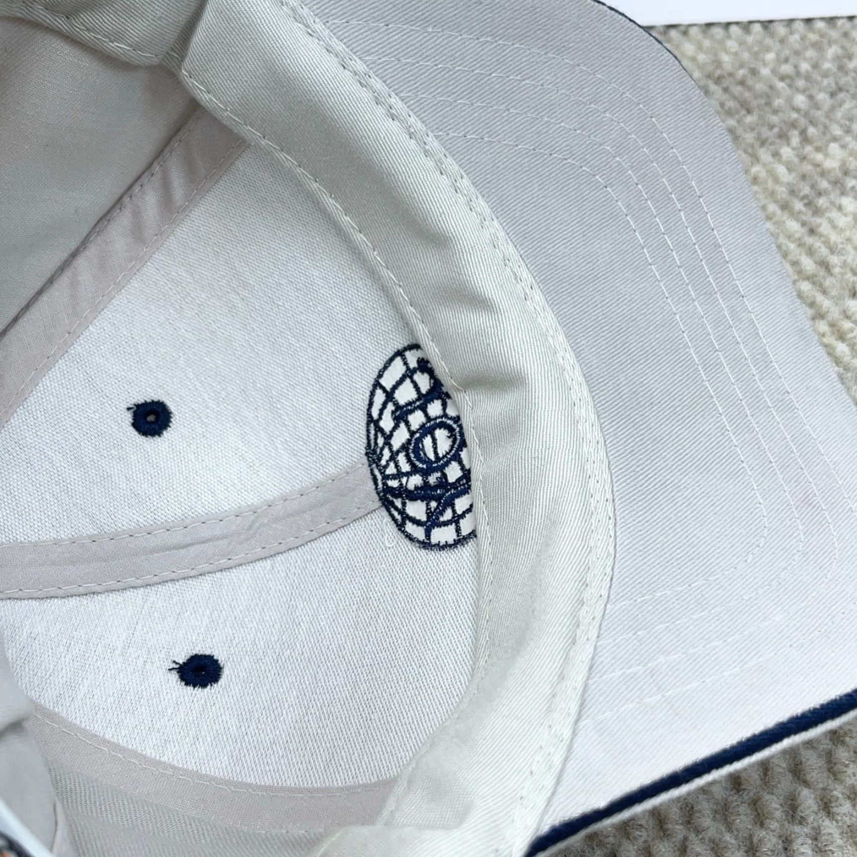Vintage VINTAGE Joy Hat Cap Basebal l Adjustable Twill Gray Blue 80s Advertising USA Men Adjustable Baseball Cap Mens Size ONE SIZE - 7 Thumbnail
