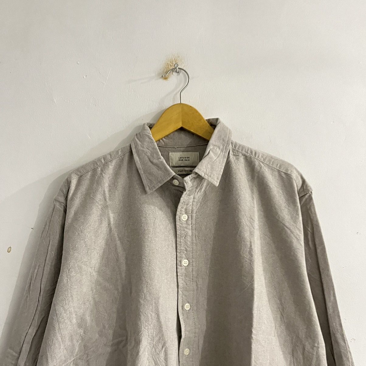 Japanese Brand Lafudge City Boy Oversized Shirt Size US S / EU 44-46 / 1 - 2 Thumbnail