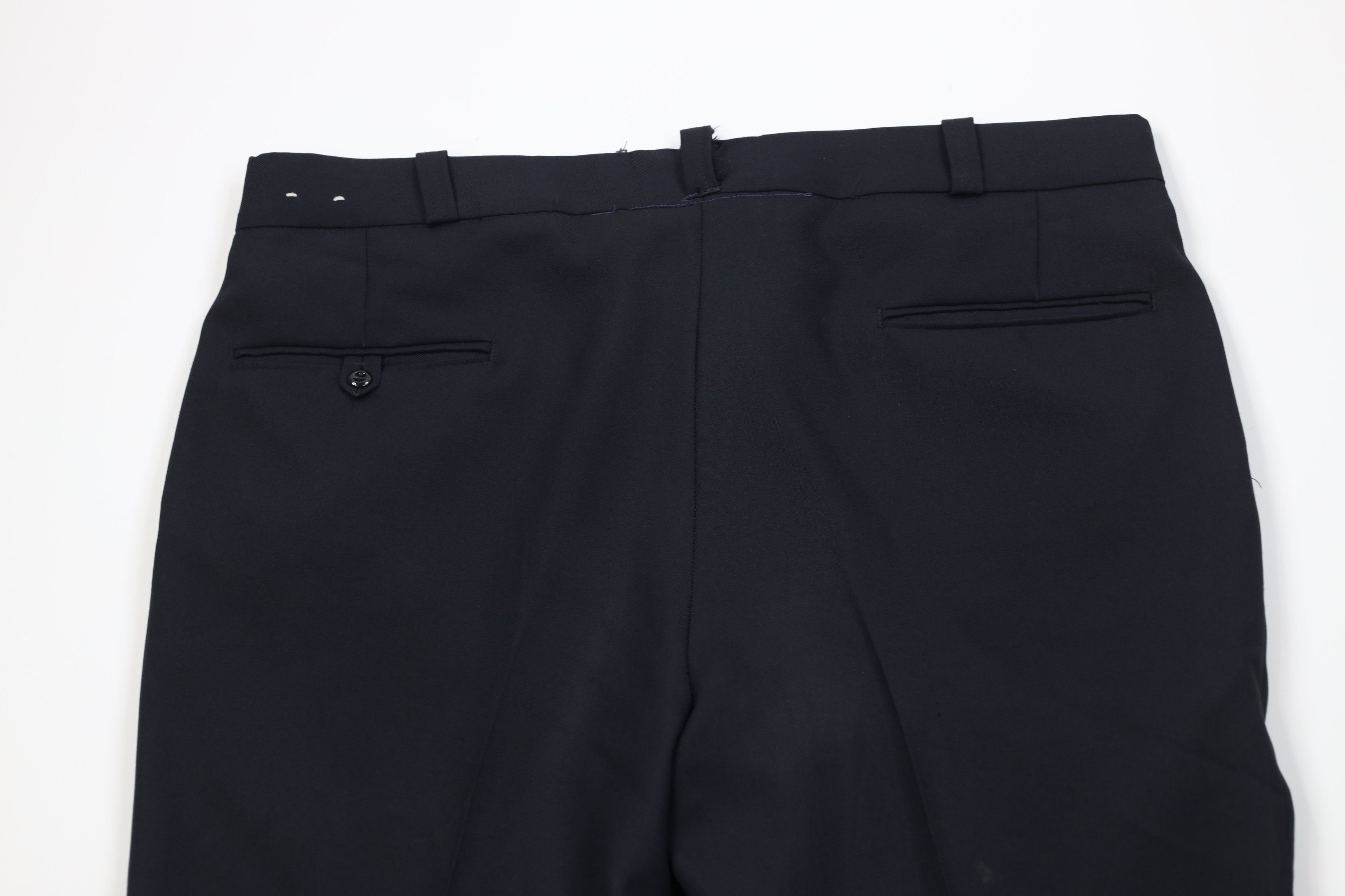 Vintage Vintage 90s Streetwear Flared Wide Leg Chino Pants Blue USA Size US 42 / EU 58 - 12 Thumbnail