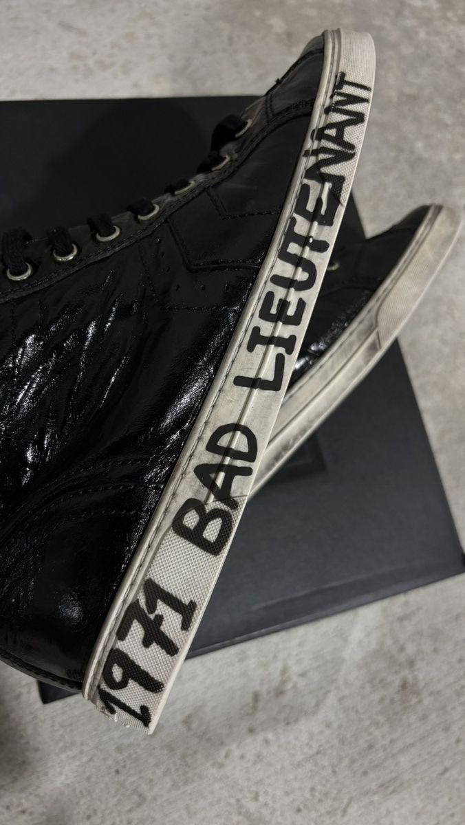 Saint Laurent Paris Saint Laurent Paris “1971 Bad Lieutenant” High Top Sneaker Size US 12 / EU 45 - 8 Thumbnail
