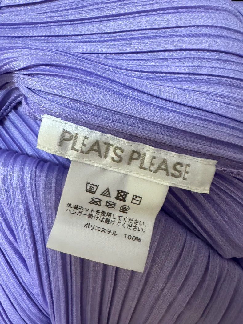 Issey Miyake Issey Miyake Purple pleated skirt Size L / US 10 / IT 46 - 4 Thumbnail