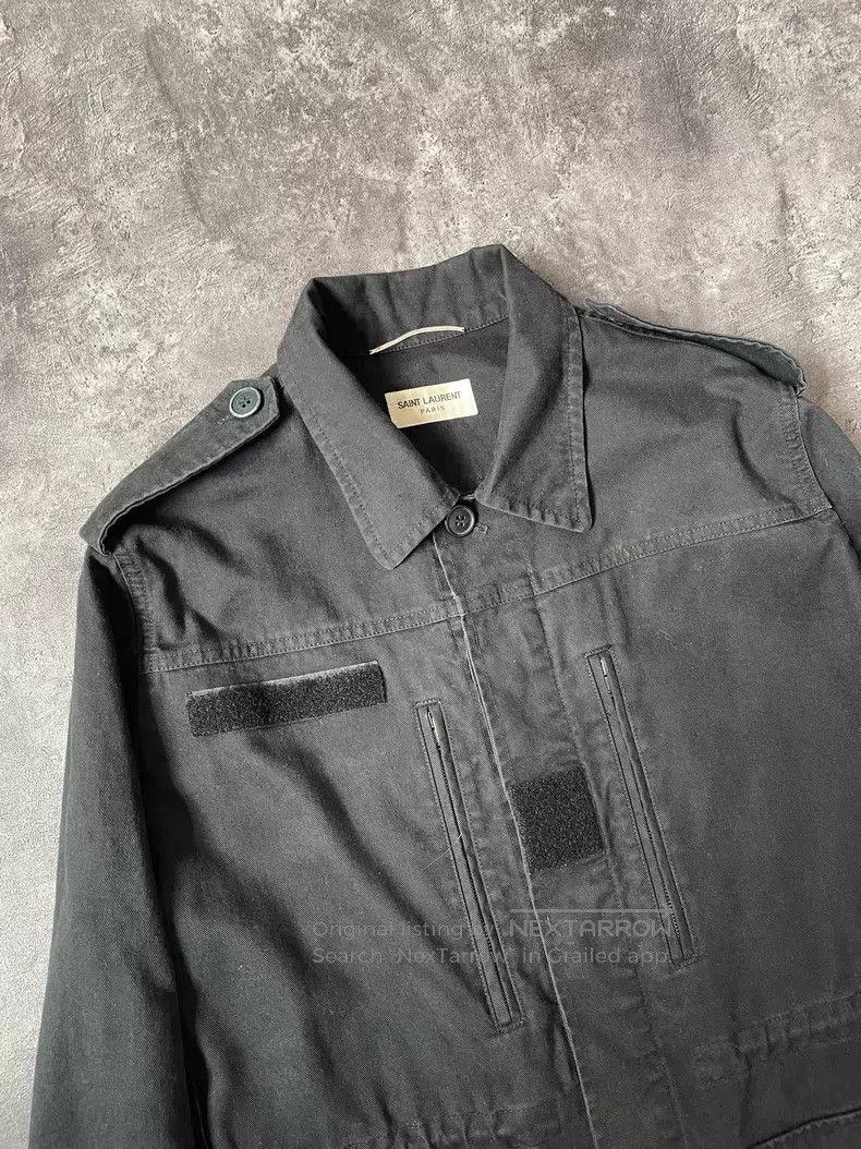 Saint Laurent Paris Saint Laurent Paris Palm Tree Military Jacket Size US S / EU 44-46 / 1 - 3 Thumbnail