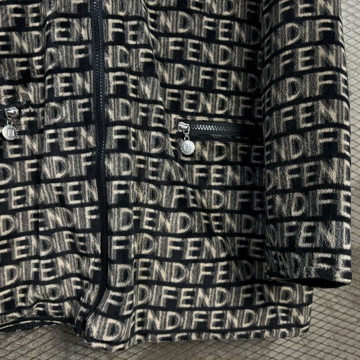 Fendi Vintage Fendi Zucca Motion Monogram Span Reversible Jacket Size US M / EU 48-50 / 2 - 5 Thumbnail