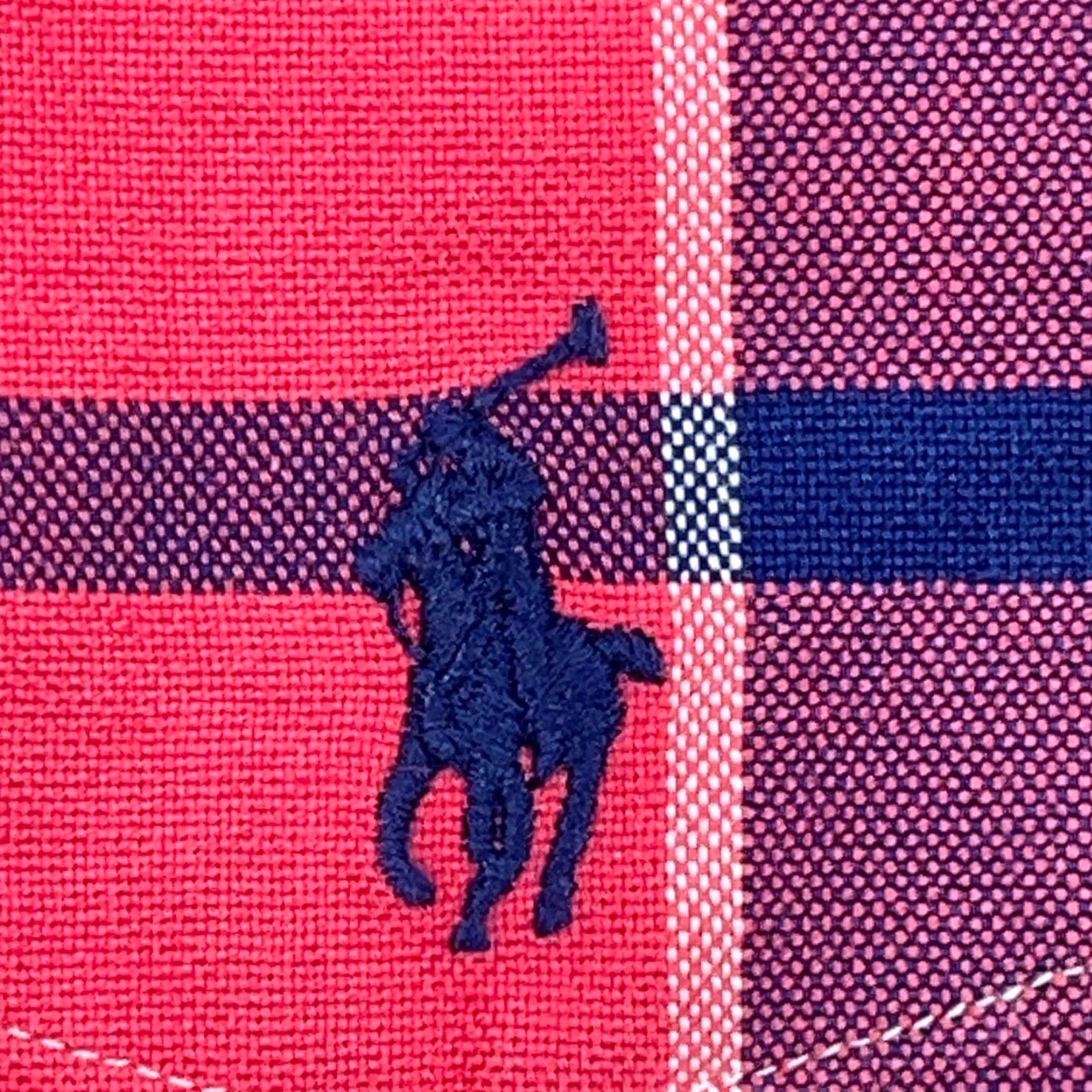 Ralph Lauren Ralph Lauren Shirt Men M Pink Plaid Button-Up Short Sleeve Cotton Button-Down Size US M / EU 48-50 / 2 - 3 Thumbnail