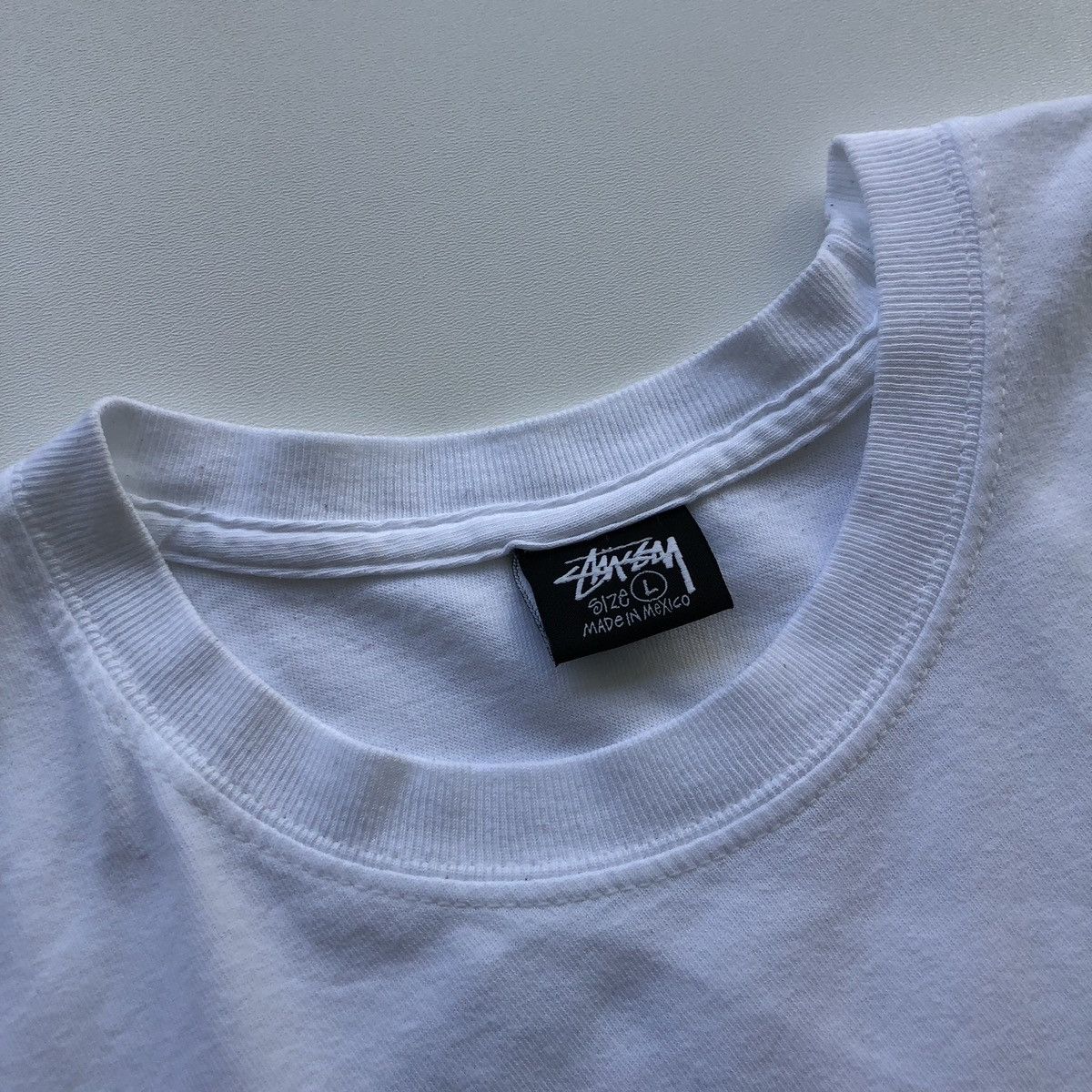 Stussy Stussy Flower Logo Basic T-Shirt White Rare Size US L / EU 52-54 / 3 - 9 Thumbnail