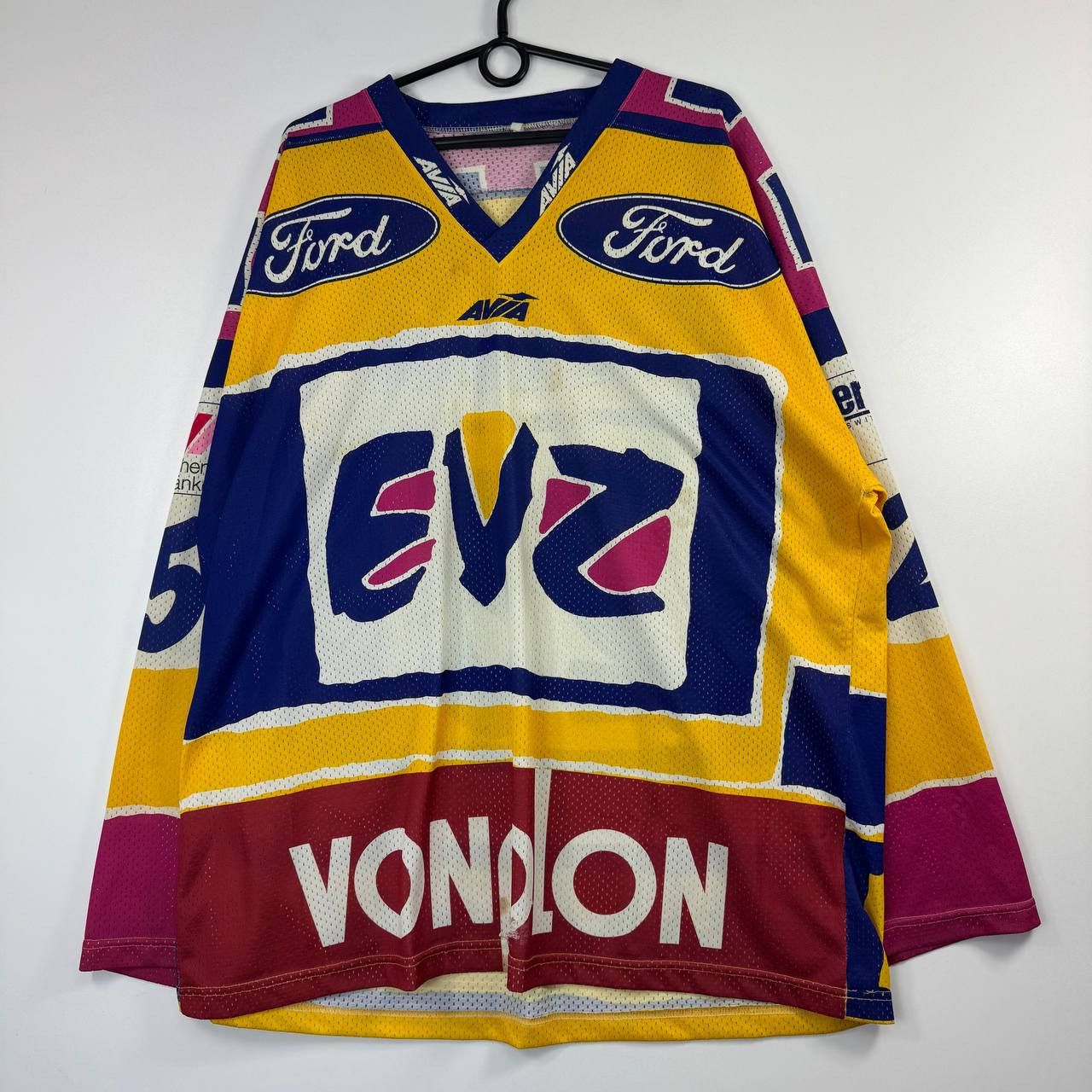 Other Vintage EVA Ford Hockey Jersey #25 Aebersold Switzerland L Size US L / EU 52-54 / 3 - 1 Thumbnail