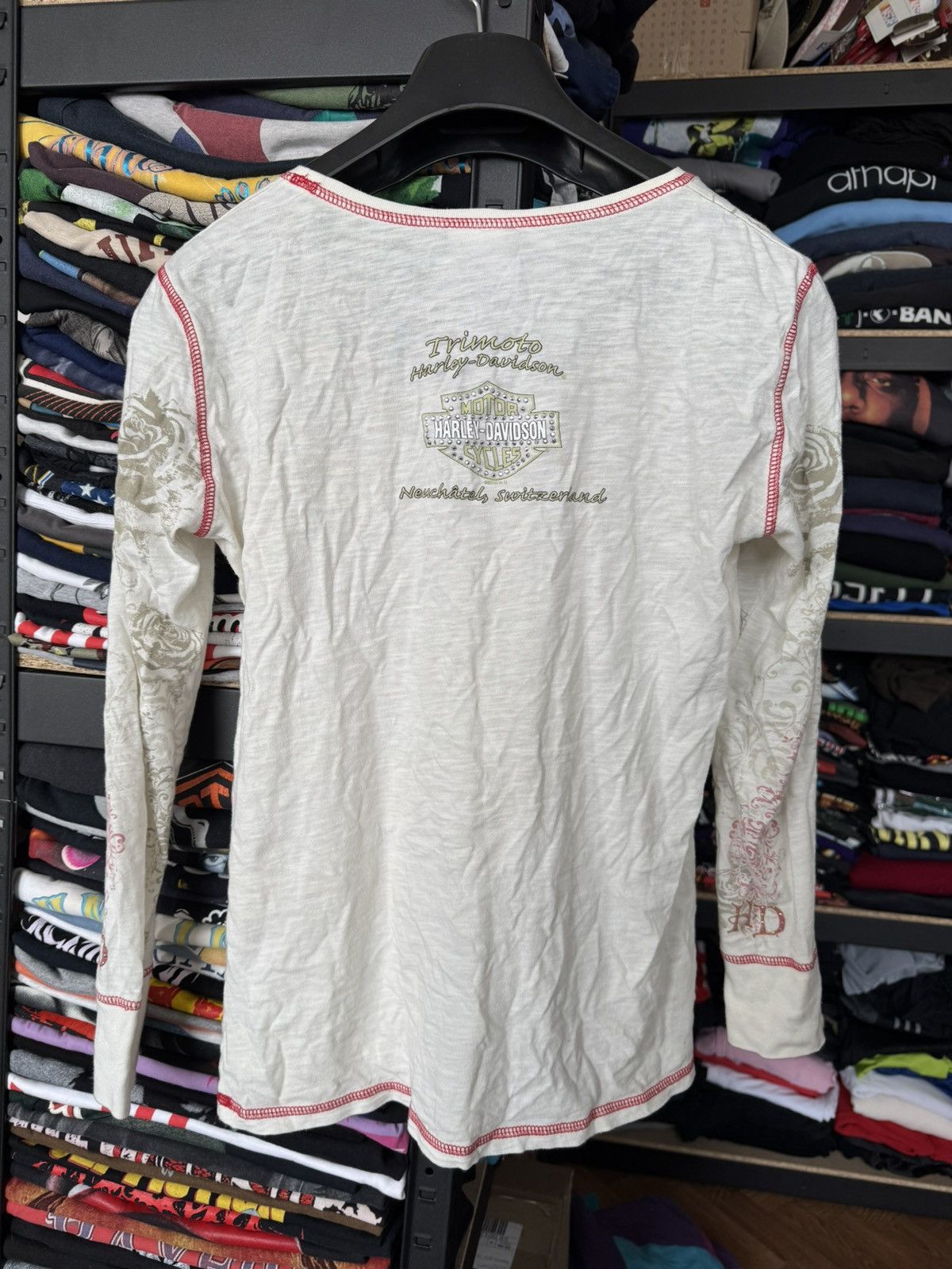 Vintage Vintage Harley Davidson long sleeve wmns Size M / US 6-8 / IT 42-44 - 2 Thumbnail