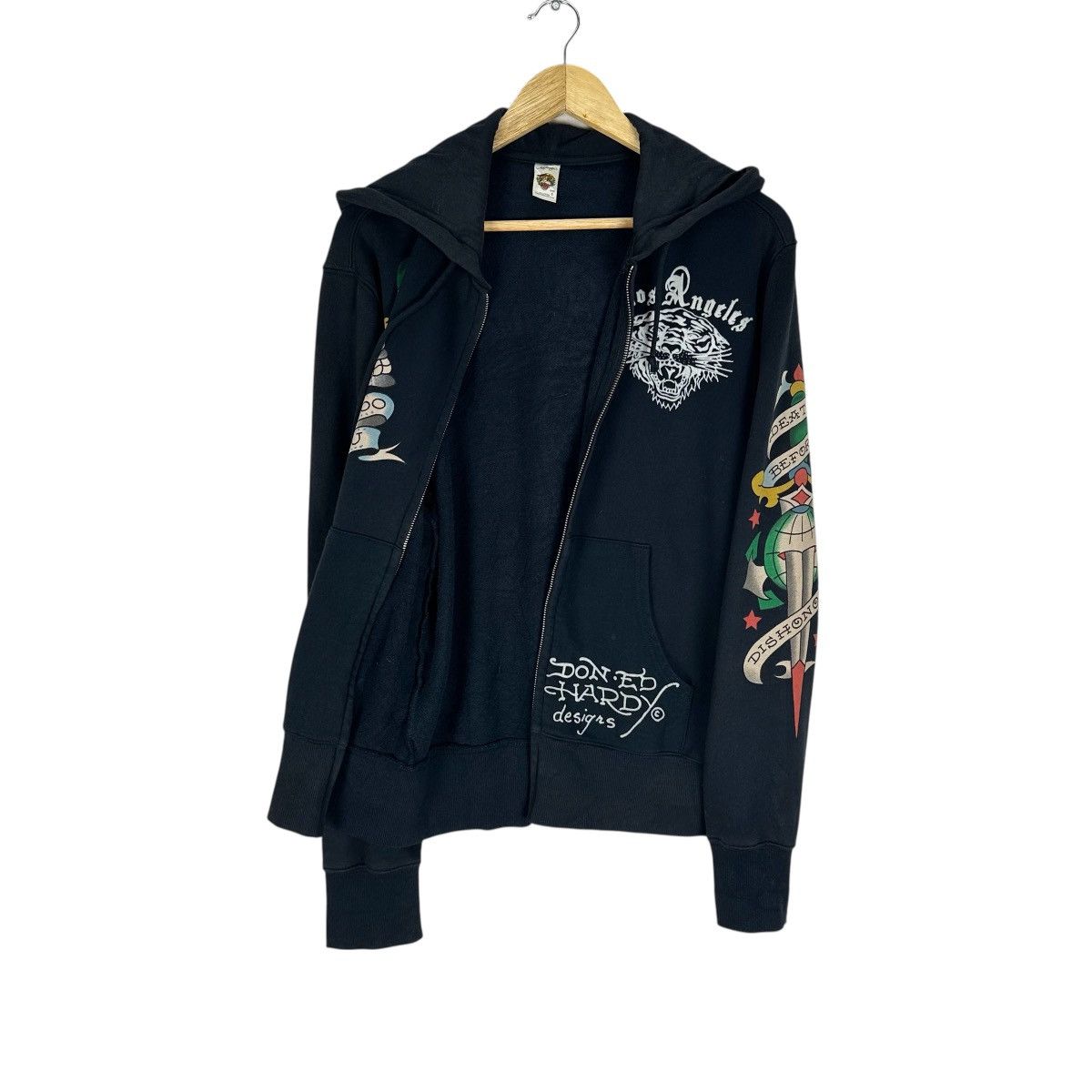 Ed Hardy ED HARDY LOS ANGELES HOODIE SWEATSHIRT Size US S / EU 44-46 / 1 - 9 Thumbnail