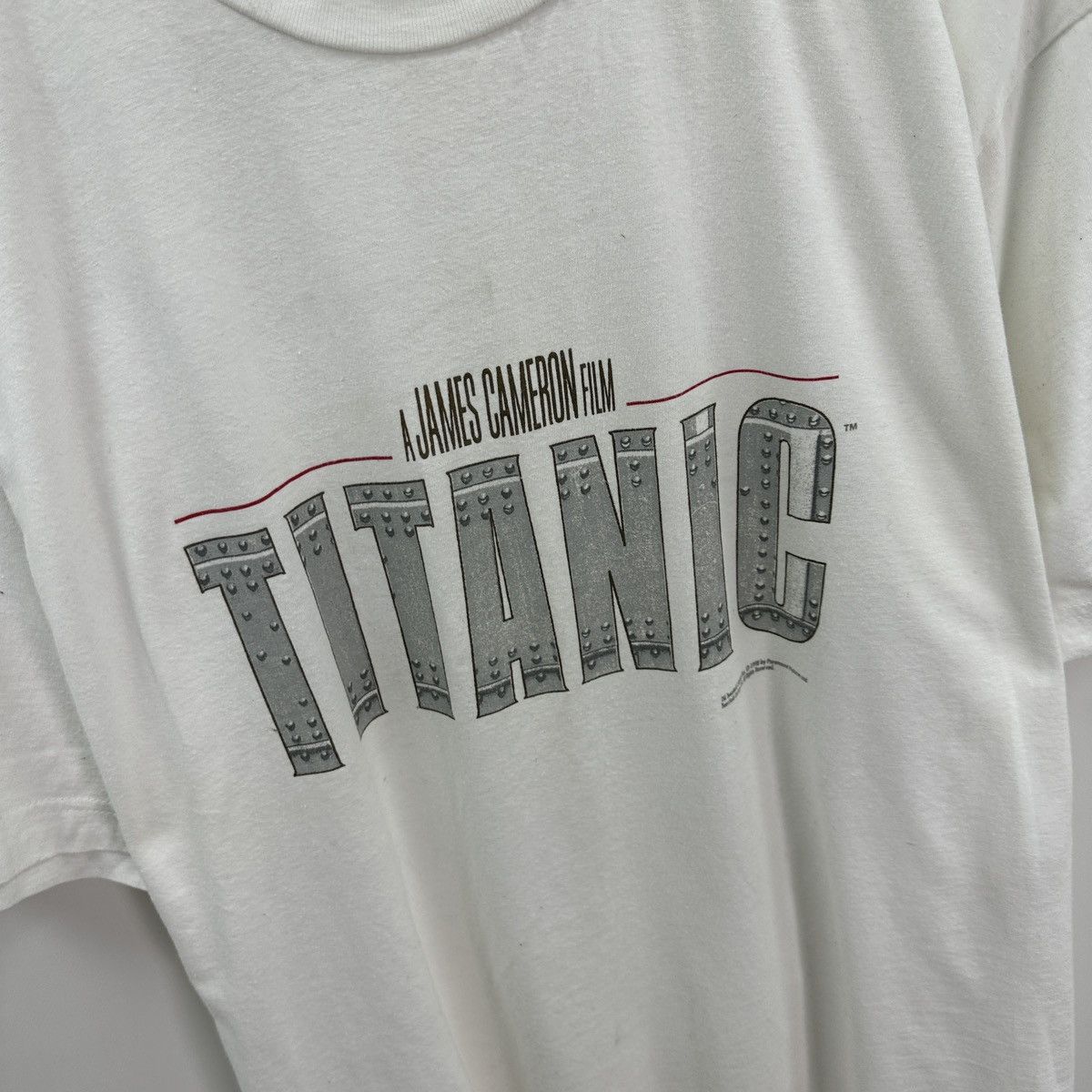 Vintage Vintage 90s James Cameron Titanic promo tee rare 1998 movie Size US XL / EU 56 / 4 - 4 Thumbnail