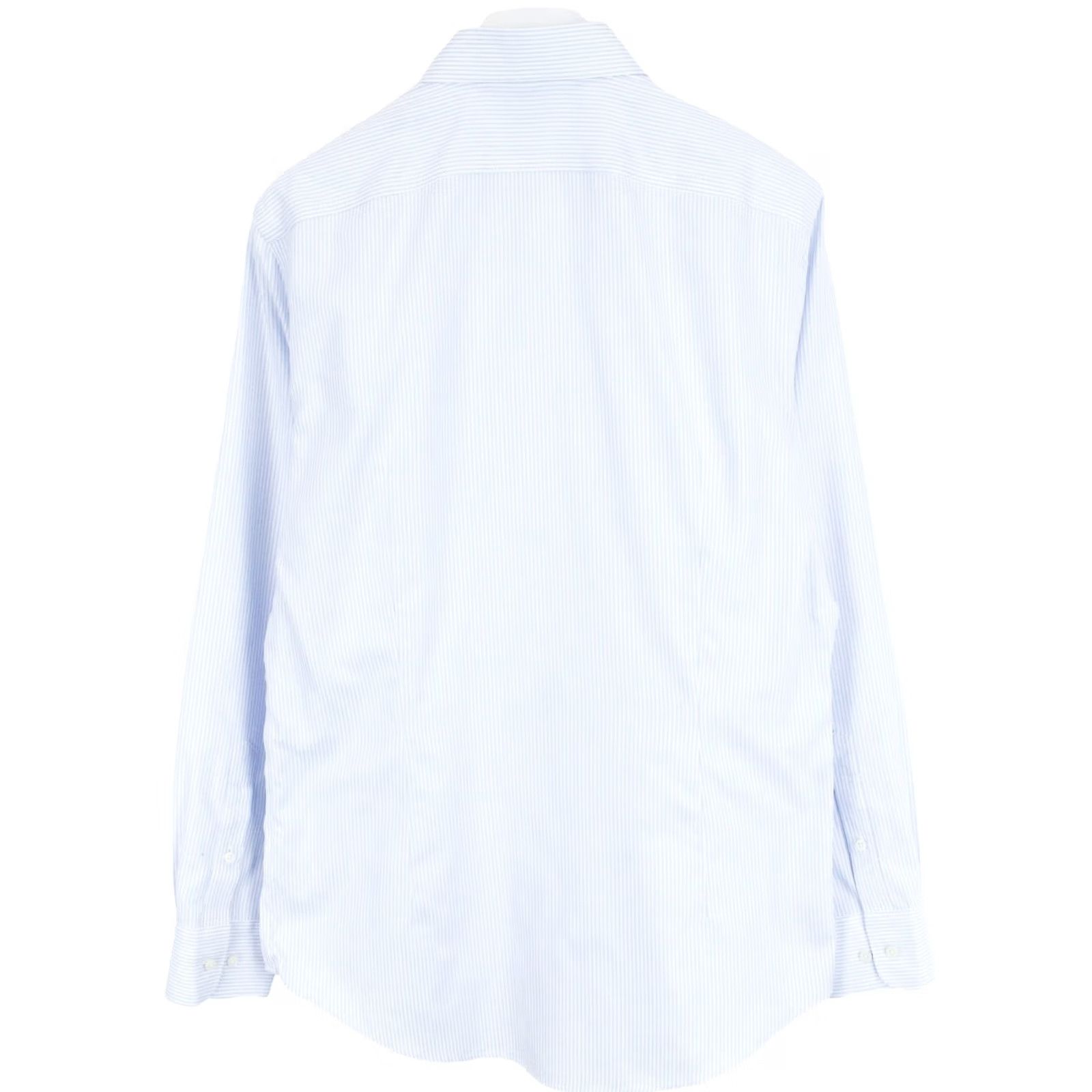Suitsupply Suitsupply Try On Extra Slim Fit Formal Shirt Men's 43 / 17 Pinstriped Shirt White Blue Pinstripe Formal Shirt Mens 43/17 Size 46R - 2 Thumbnail