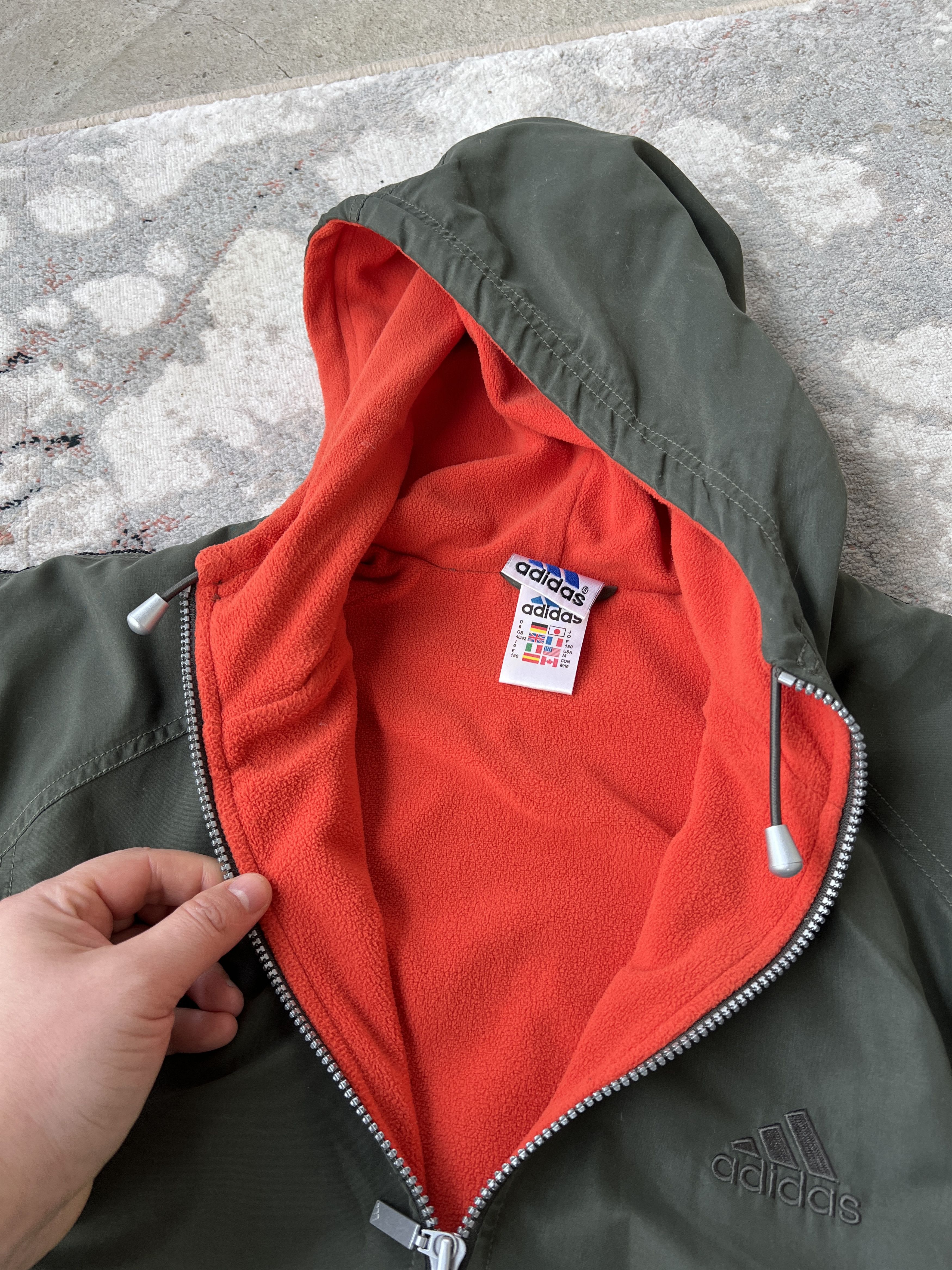 Adidas Vintage Adidas Anorak Khaki Jacket Size US M / EU 48-50 / 2 - 3 Thumbnail