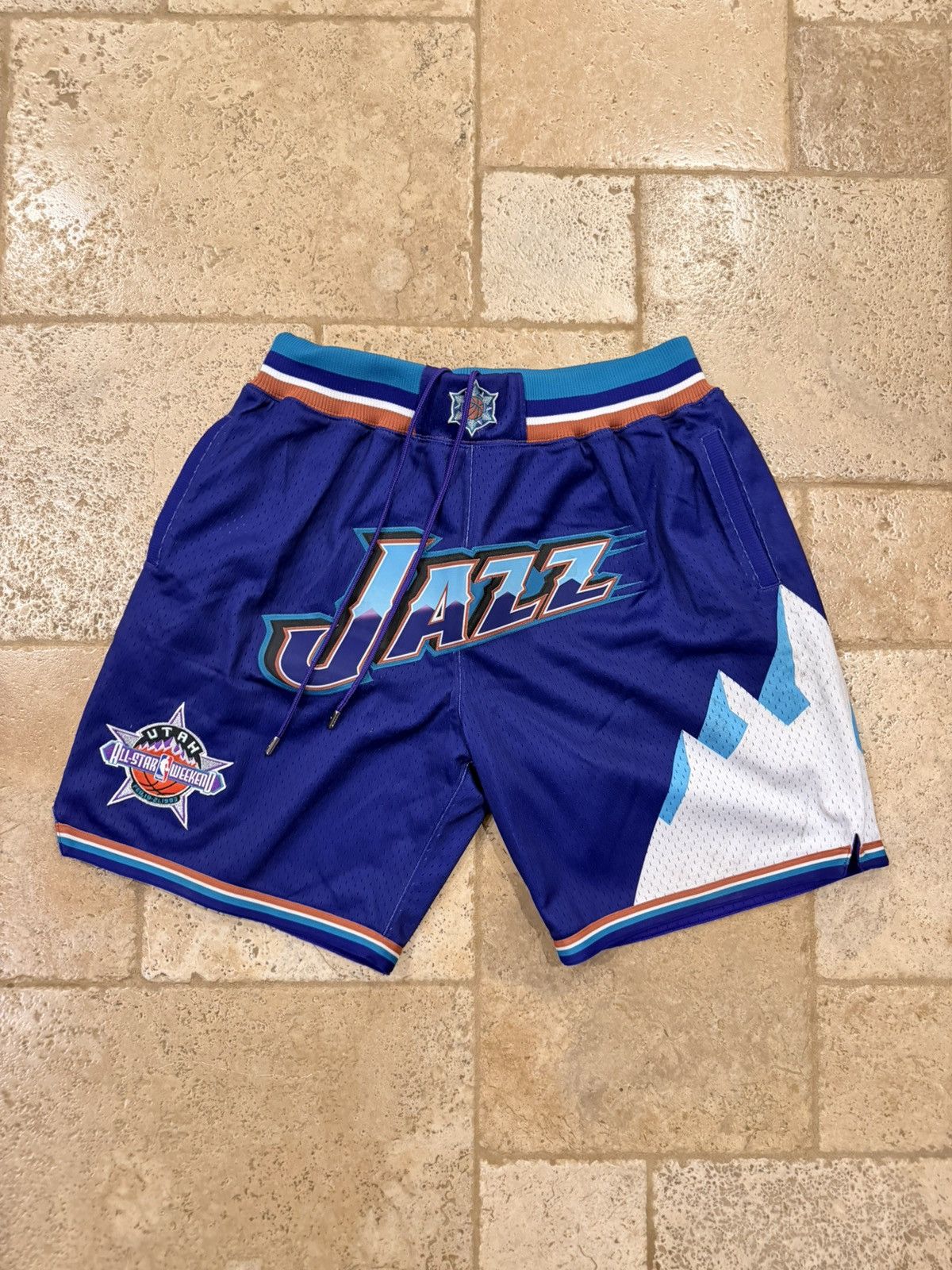 Just Don × Mitchell & Ness × Rsvp Gallery Just Don x Mitchell & Ness NBA Utah Jazz Purple Shorts Size US 34 / EU 50 - 1 Thumbnail