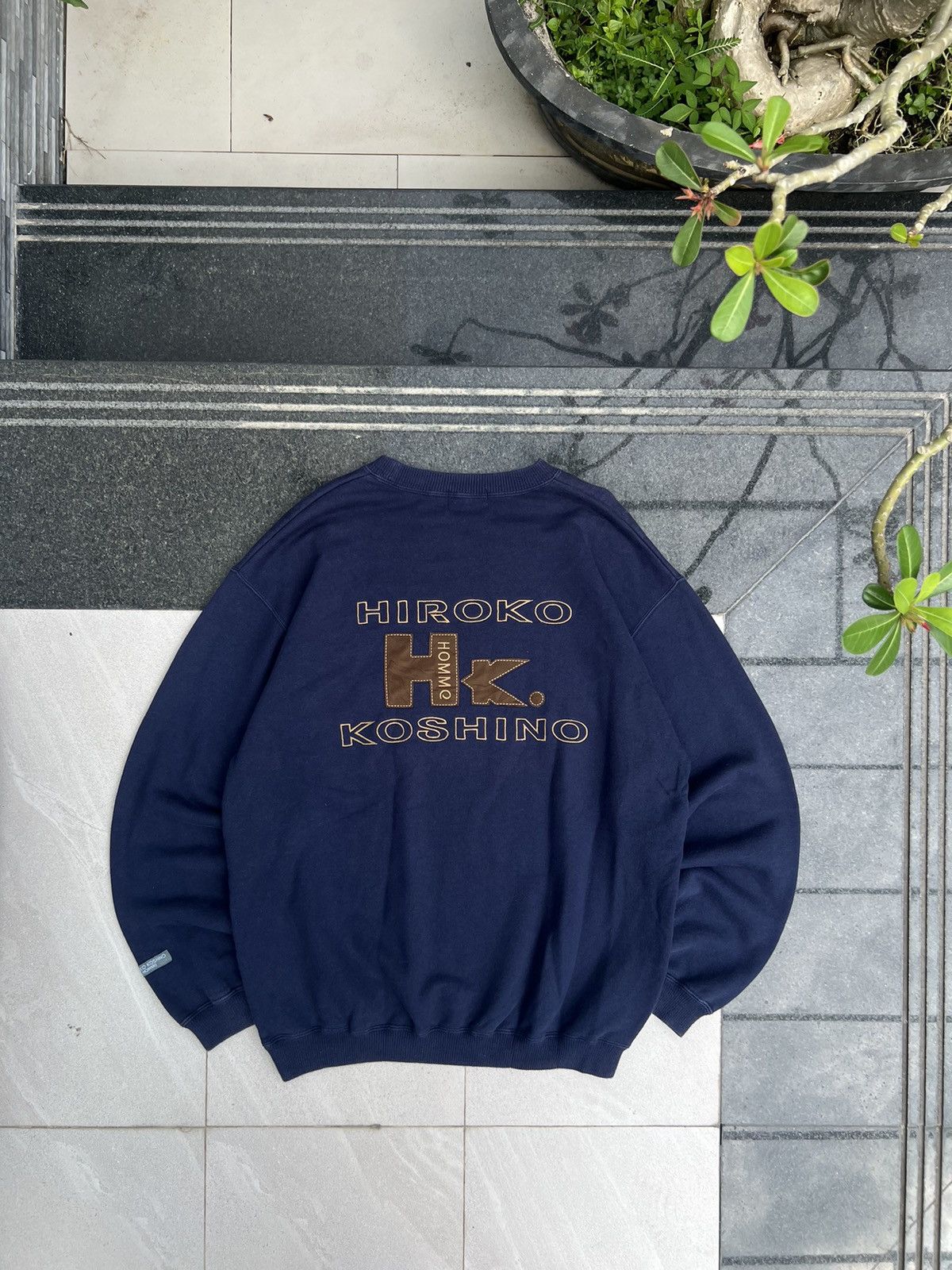 🦋 00S HIROKO KOSHINO VINTAGE Y2K OVERSIZED RETRO SWEATSHIRT