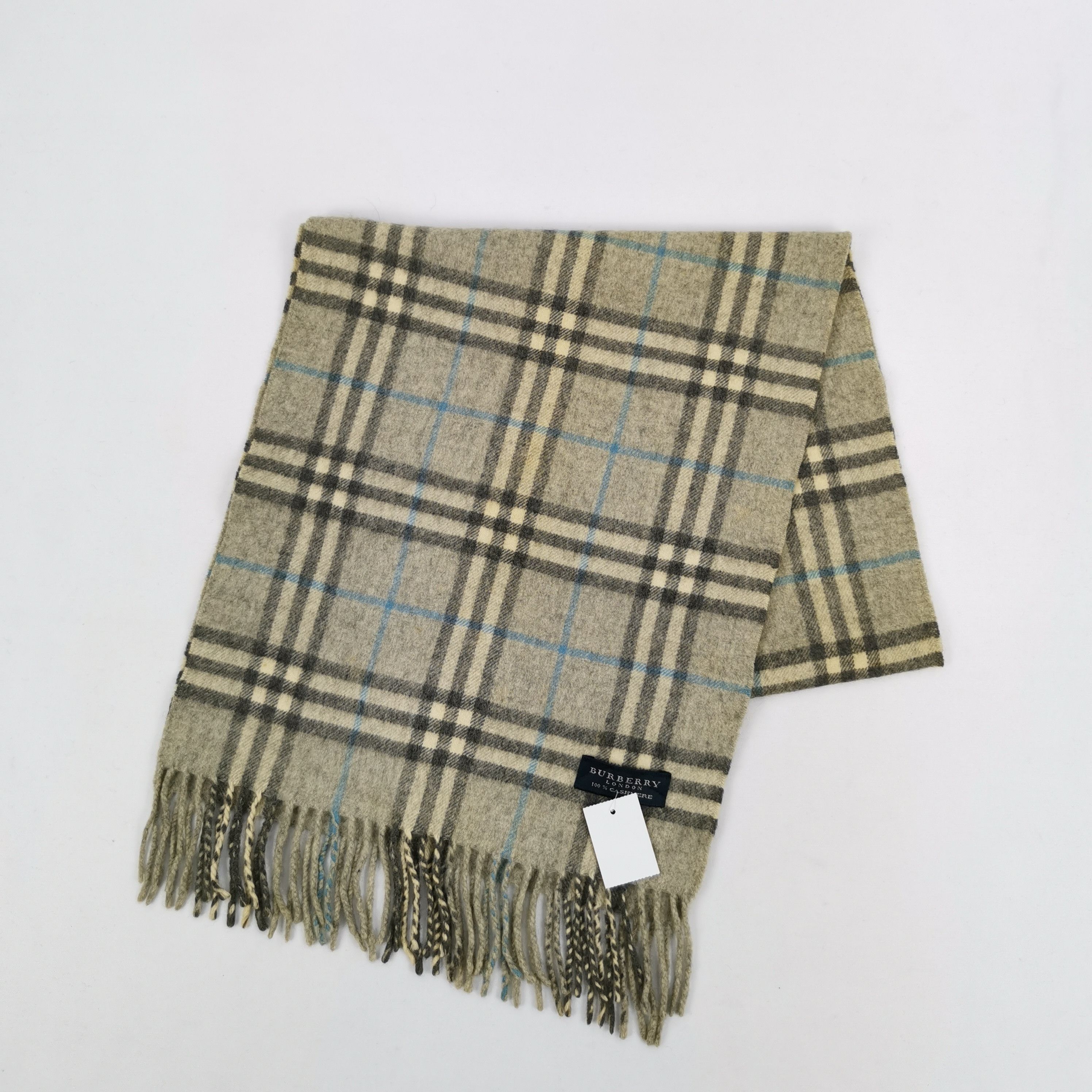 Burberry Vintage Wool Scarf Winter Scarves 56789 Size ONE SIZE - 3 Thumbnail