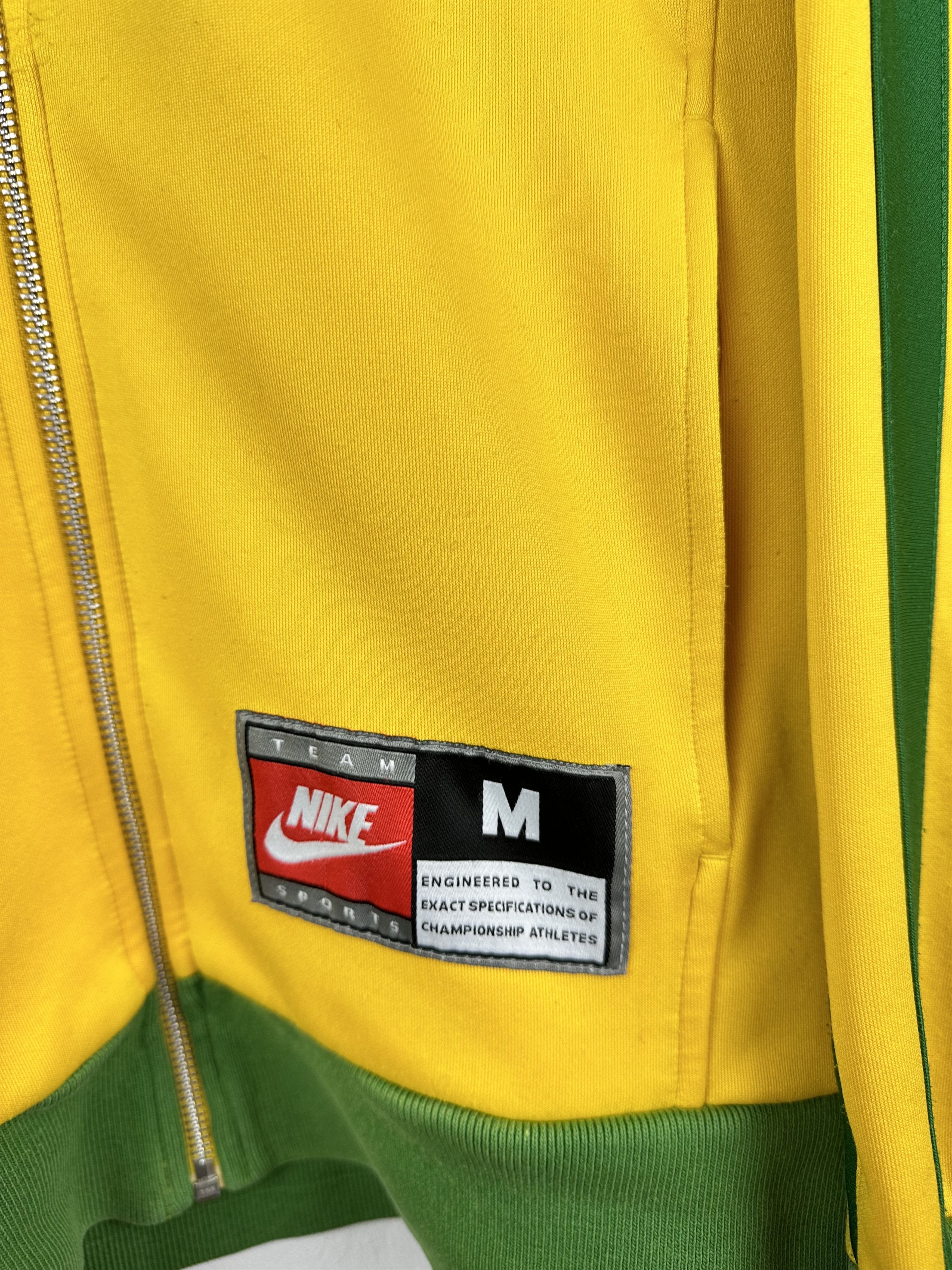 Nike × Vintage Vintage Nike Brazil Jacket Track Top Soccer Rare Size US M / EU 48-50 / 2 - 6 Thumbnail