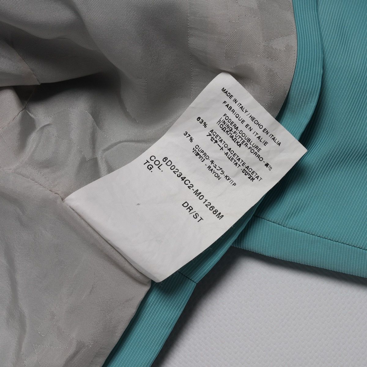 Missoni Missoni Crop Jacket Blazer Sky Blue Polyester Size S / US 4 / IT 40 - 15 Thumbnail