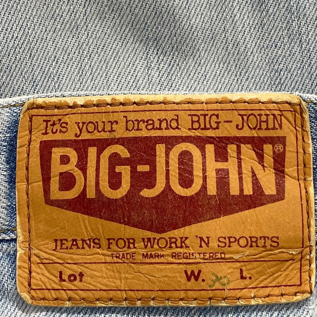 Big John Big John Faded Blue Wash Style Jeans Size US 28 / EU 44 - 16 Thumbnail