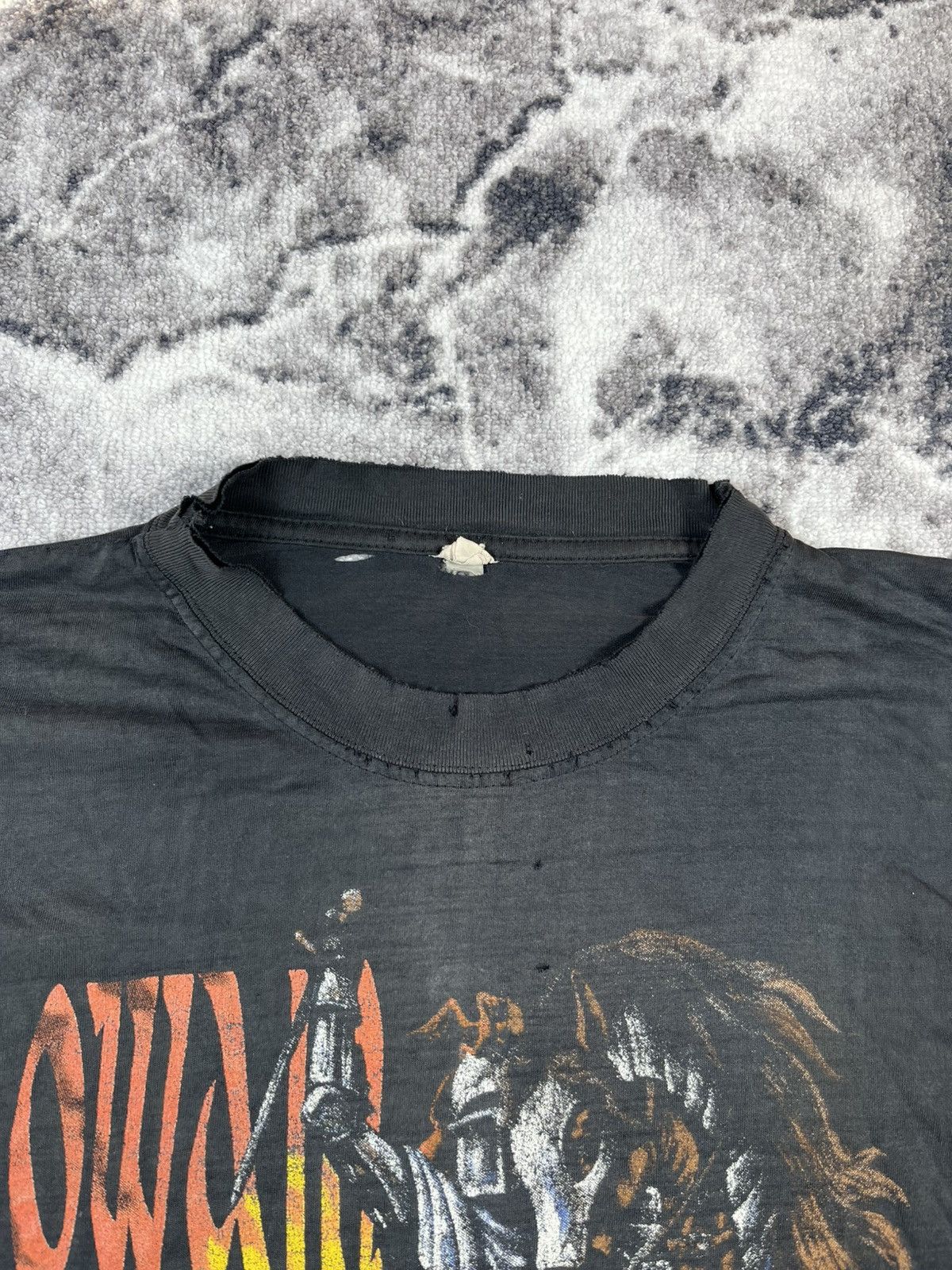 Band Tees Vintage Owain Glyndwr Crusader Tee Faded Distressed Size US L / EU 52-54 / 3 - 5 Thumbnail