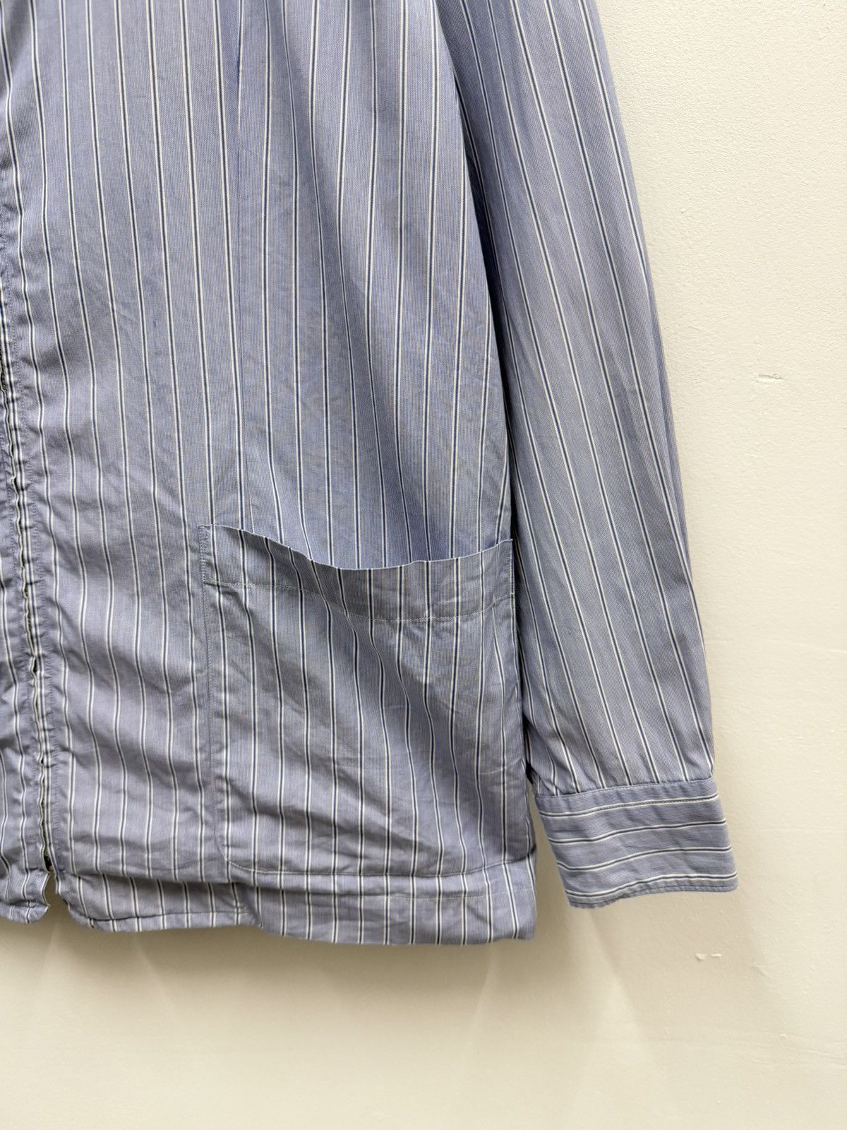 Comme des Garcons Comme des Garçons Striped Double Pocket Hoodie Light Jacket Size US S / EU 44-46 / 1 - 3 Thumbnail
