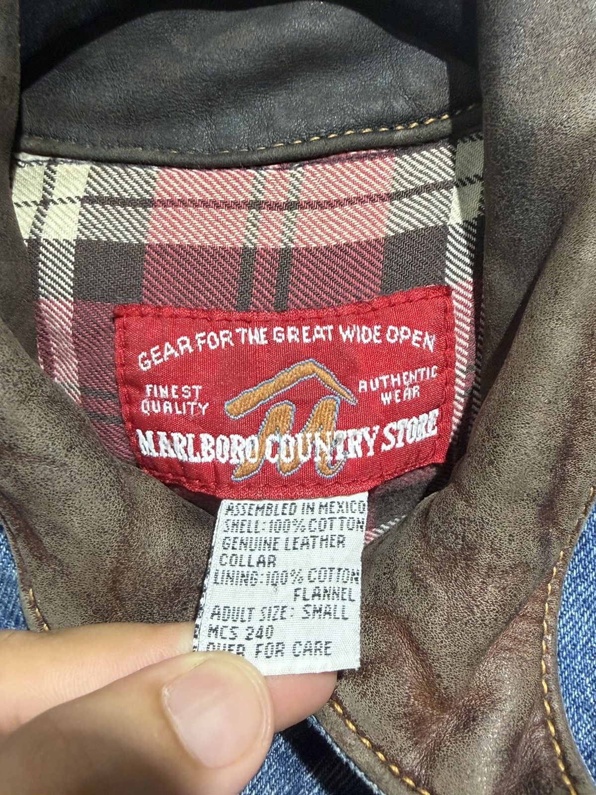 Marlboro Classics Vintage Marlboro Denim jacket Size US S / EU 44-46 / 1 - 3 Thumbnail