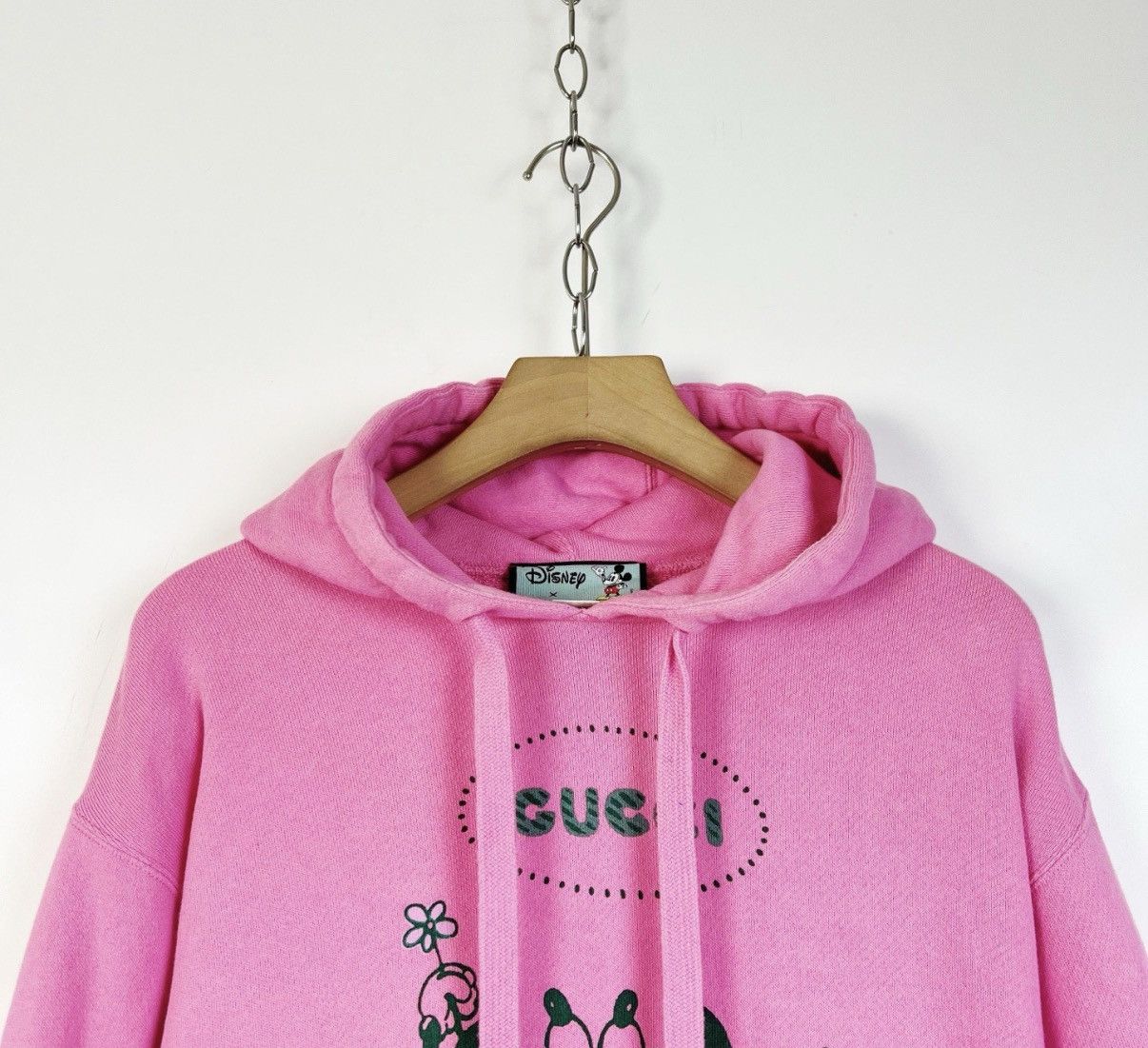 Gucci GUCCI x Disney Cropped Loose Hooded Long Sleeve Dress K12 Size S / US 4 / IT 40 - 3 Thumbnail