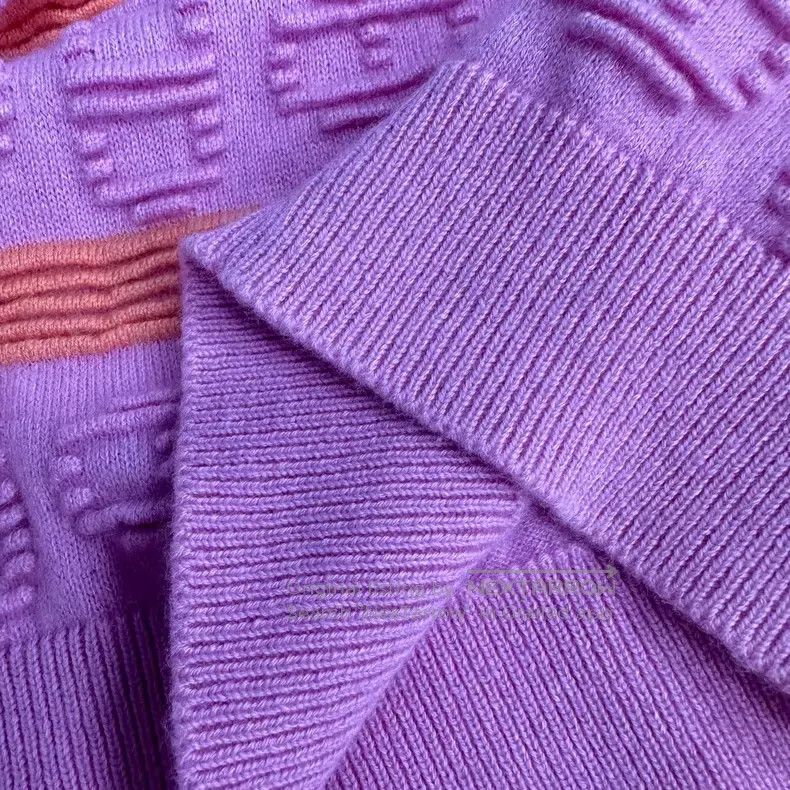 Hermes Hermes Pink Knitted Sweater Size XXS / US 00 / IT 34 - 7 Thumbnail