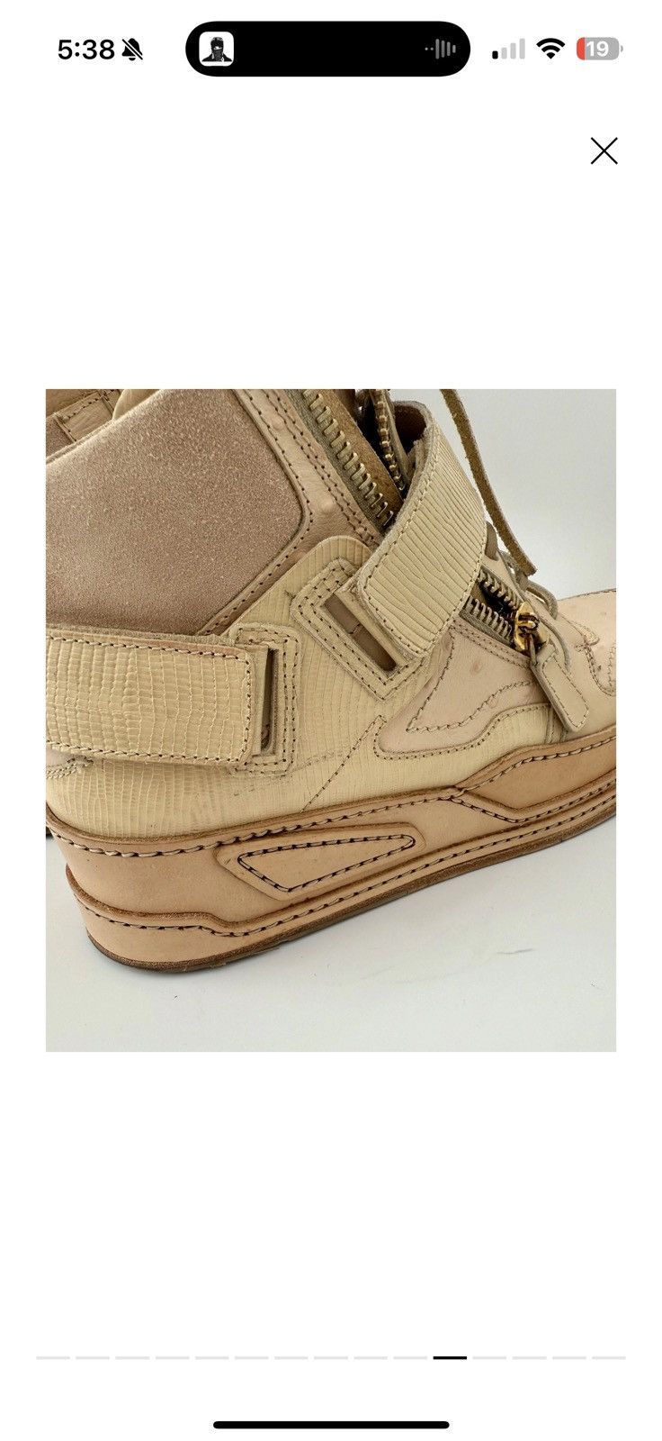 Versace Versace ostrich high trainers Size US 9 / EU 42 - 12 Thumbnail