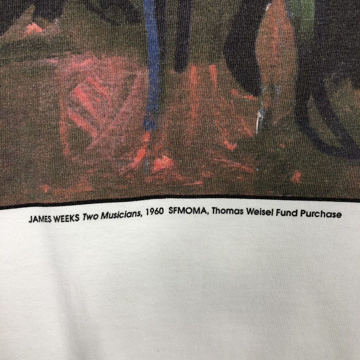 Vintage 🔥JAMES WEEKS TWO MUSICIANS 1960 SFMOMA THOMAS WEISEL FUND Size US XL / EU 56 / 4 - 14 Thumbnail