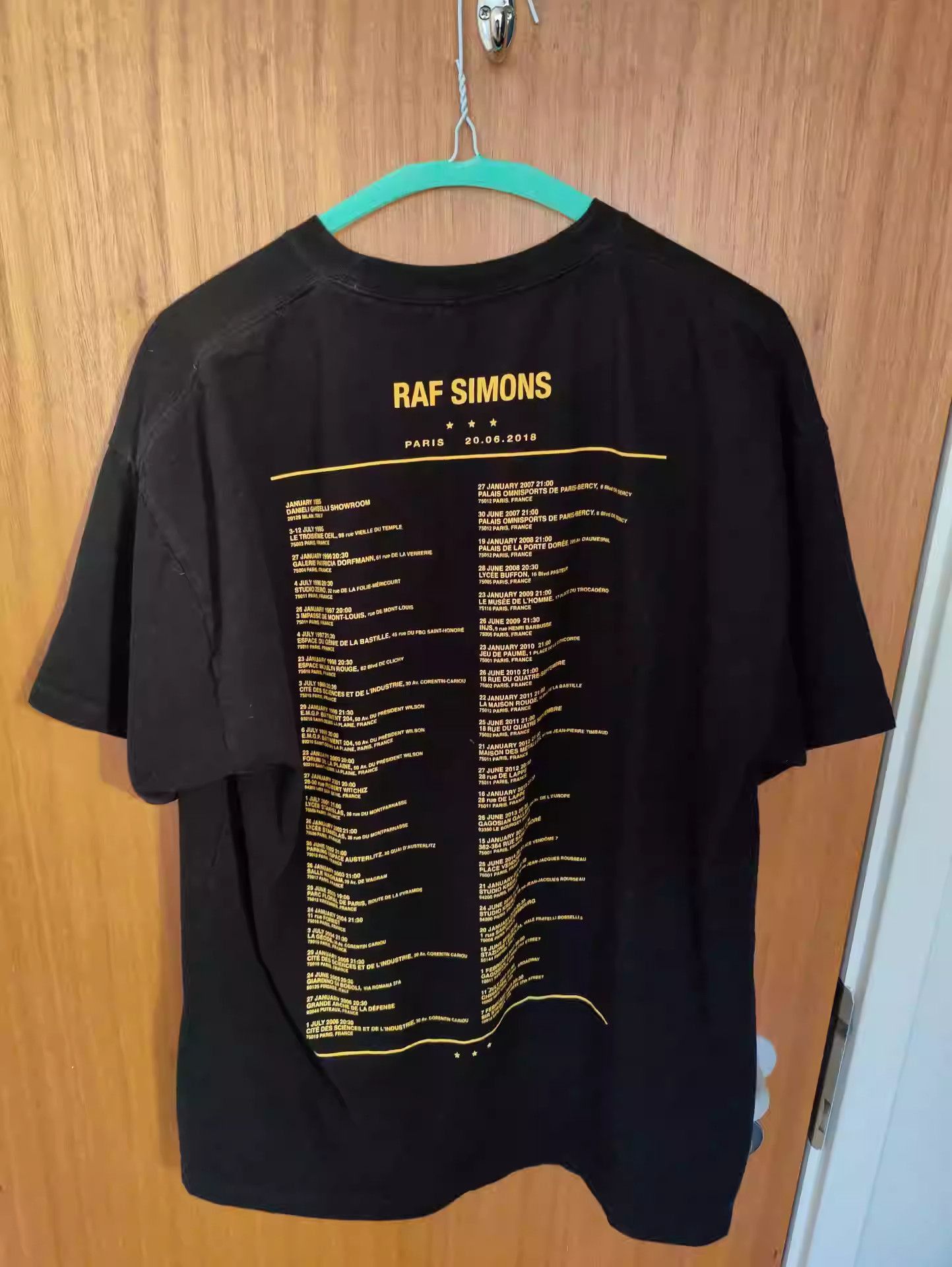 Raf Simons raf simons paris show t-shirt-2505 Size US M / EU 48-50 / 2 - 2 Thumbnail
