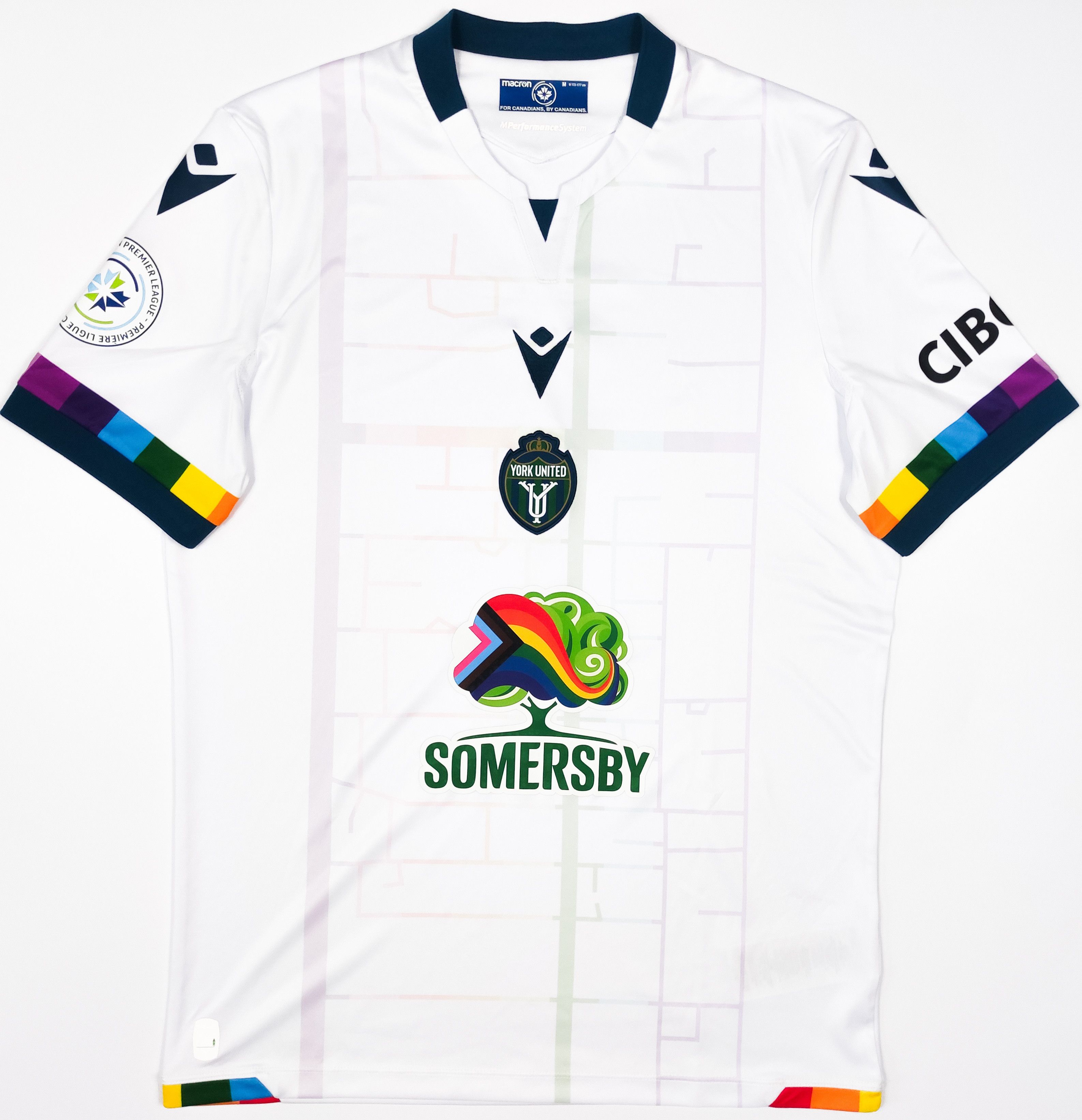 Macron York United FC 2023 Macron "Pride" Home Shirt LGBT Canada Size US M / EU 48-50 / 2 - 1 Thumbnail