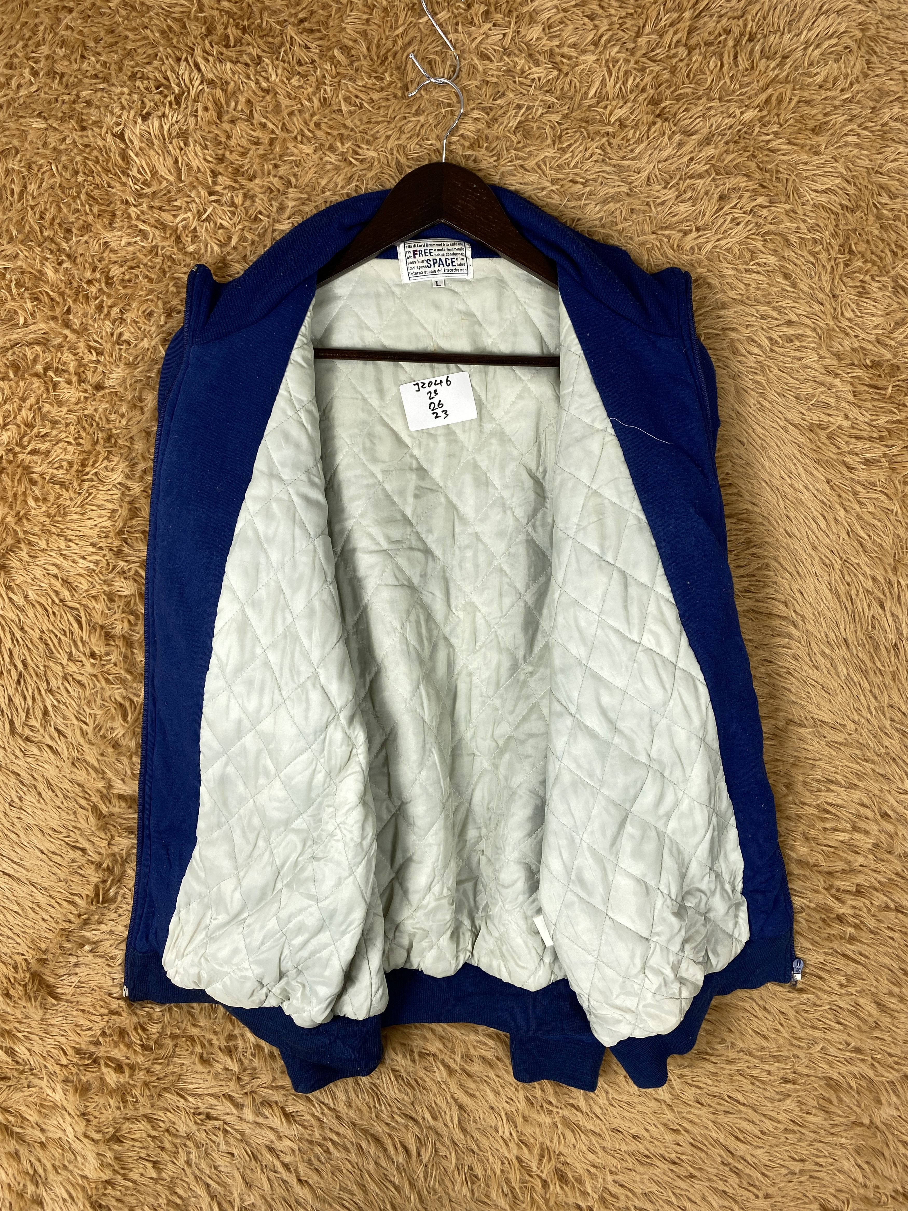 Japanese Brand Vintage Free Space Quilted Lining Jacket J2046 Size US S / EU 44-46 / 1 - 6 Thumbnail