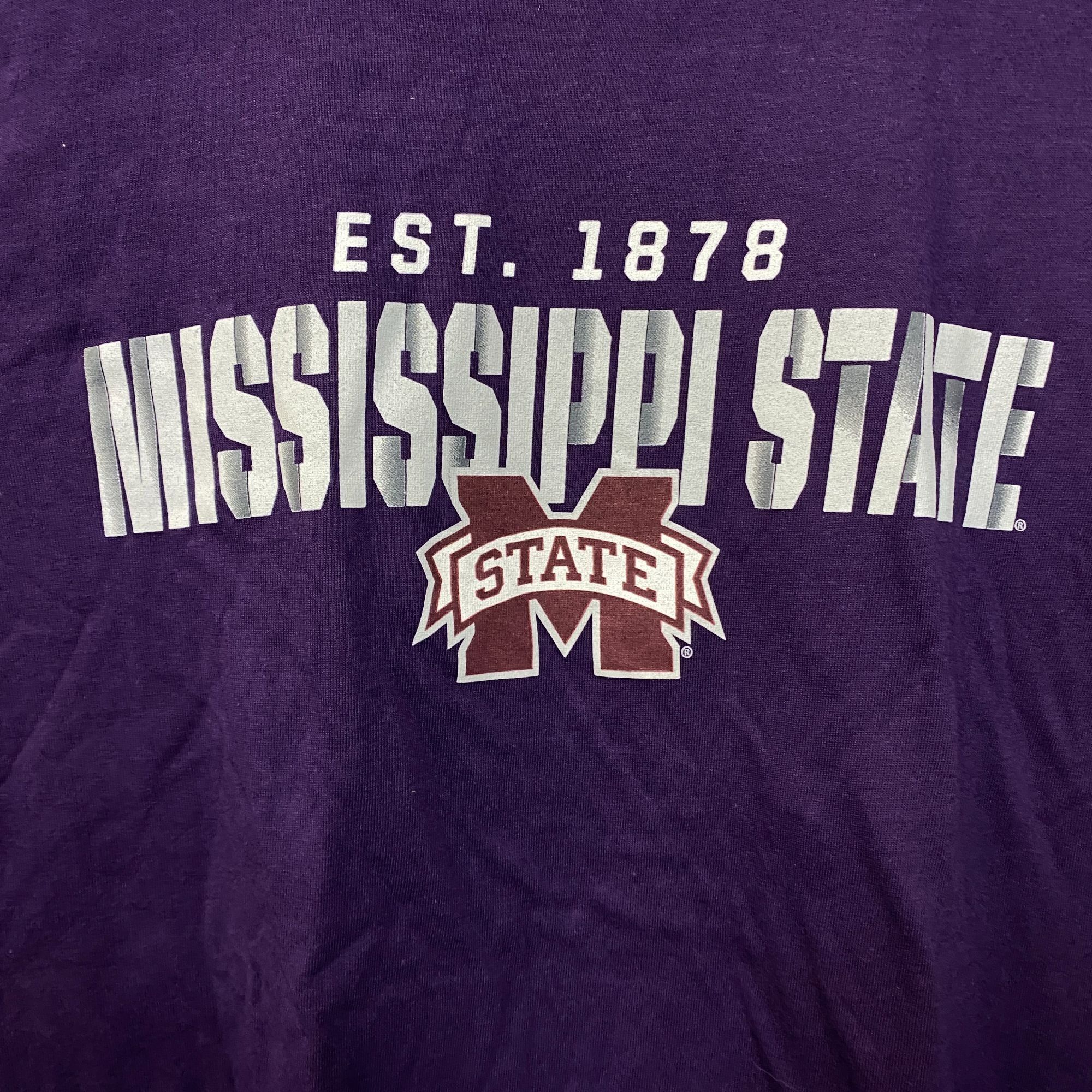47 Mississippi state purple Tshirt size medium Size US M / EU 48-50 / 2 - 2 Thumbnail