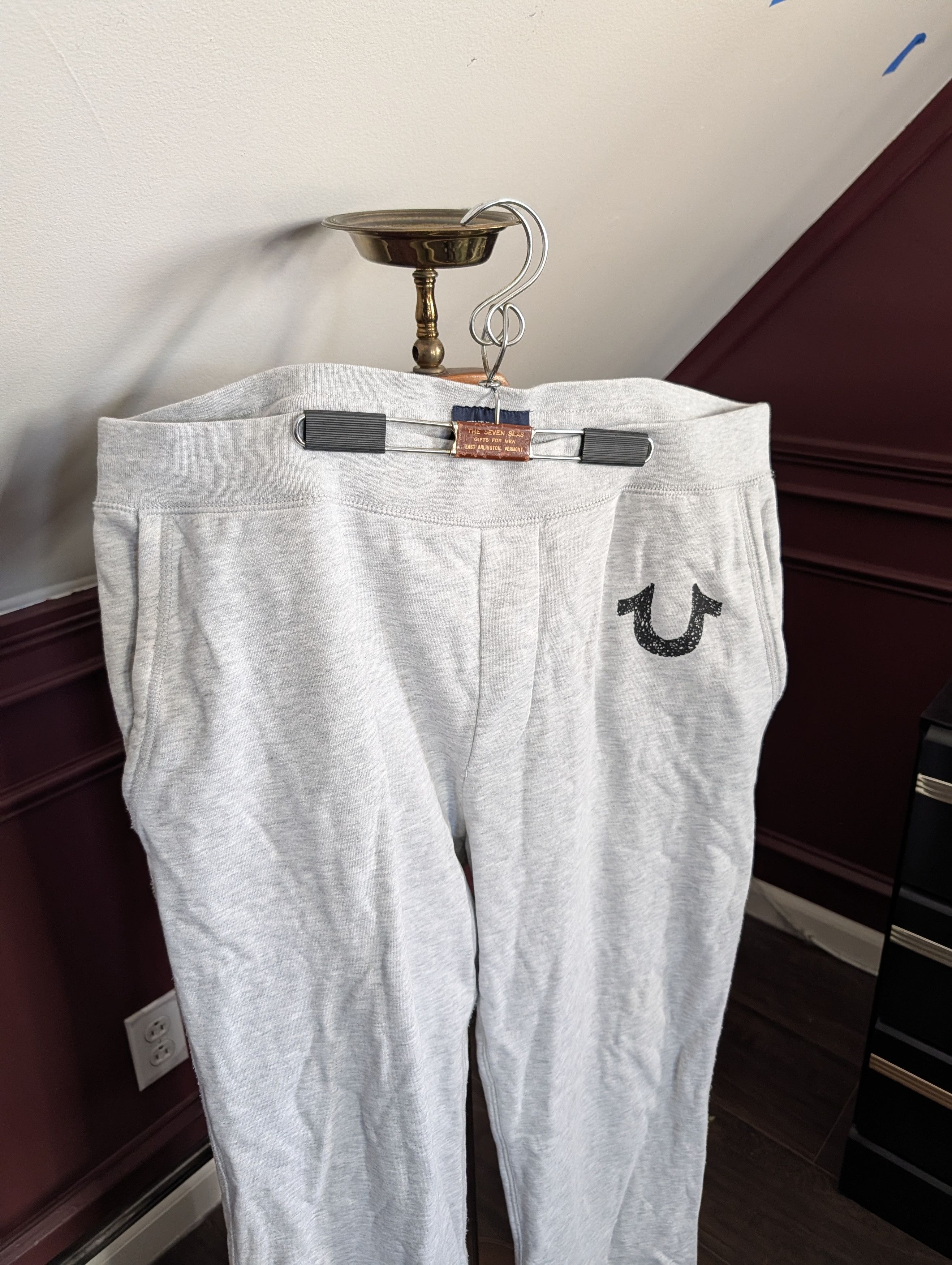 True Religion Vintage horseshoe logo made in Peru sweatpants XL Size US 38 / EU 54 - 2 Thumbnail