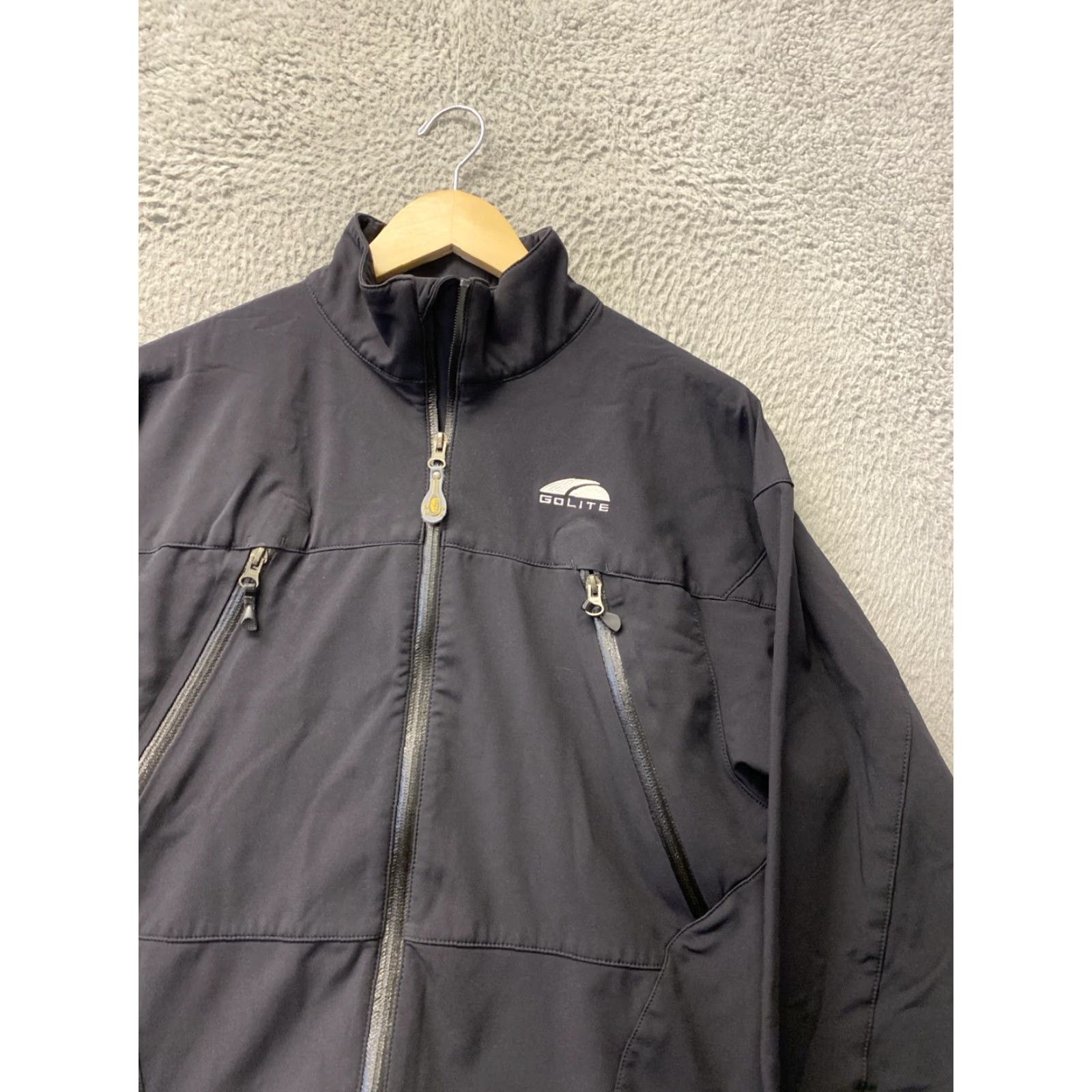 Vintage VINTAGE GoLite Full Zip Jacket Goretex Black Windbreaker Parka Men's L Shell Outdoor Adventure Size US L / EU 52-54 / 3 - 2 Thumbnail