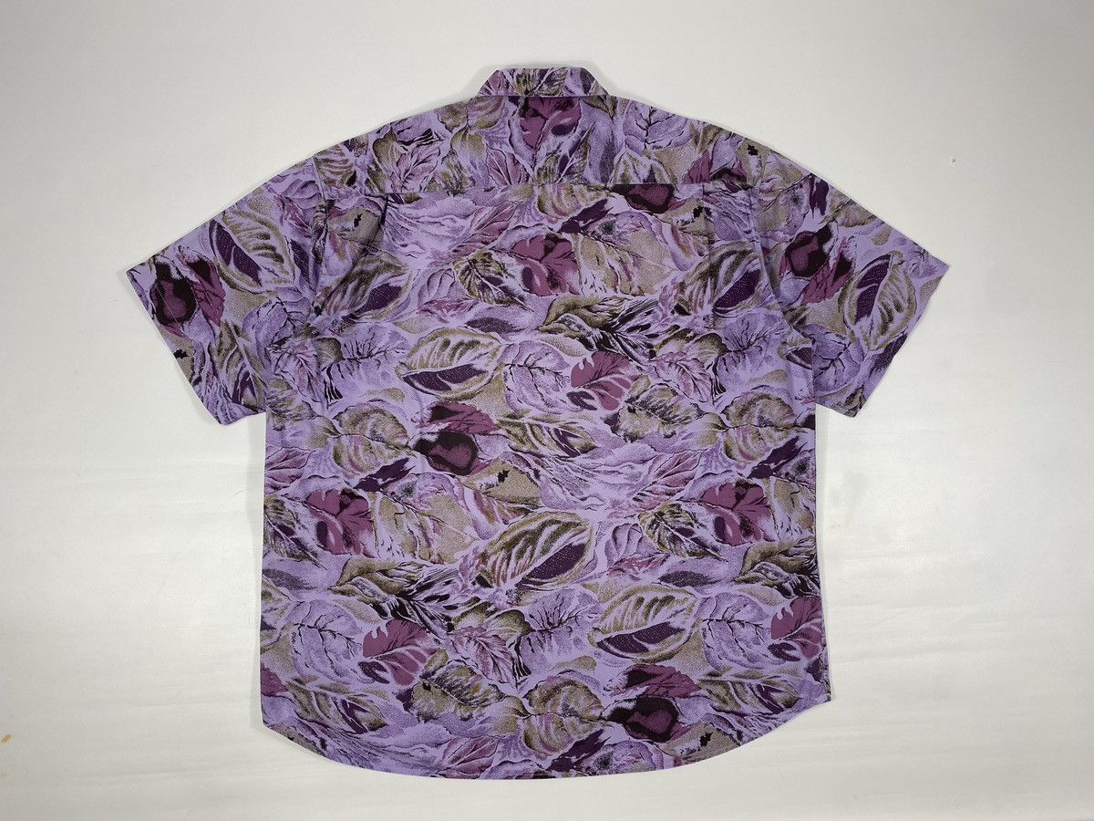 Vintage Vintage 80s Abstract Leafs Crazy Party Festival Shirt Size US XL / EU 56 / 4 - 9 Thumbnail
