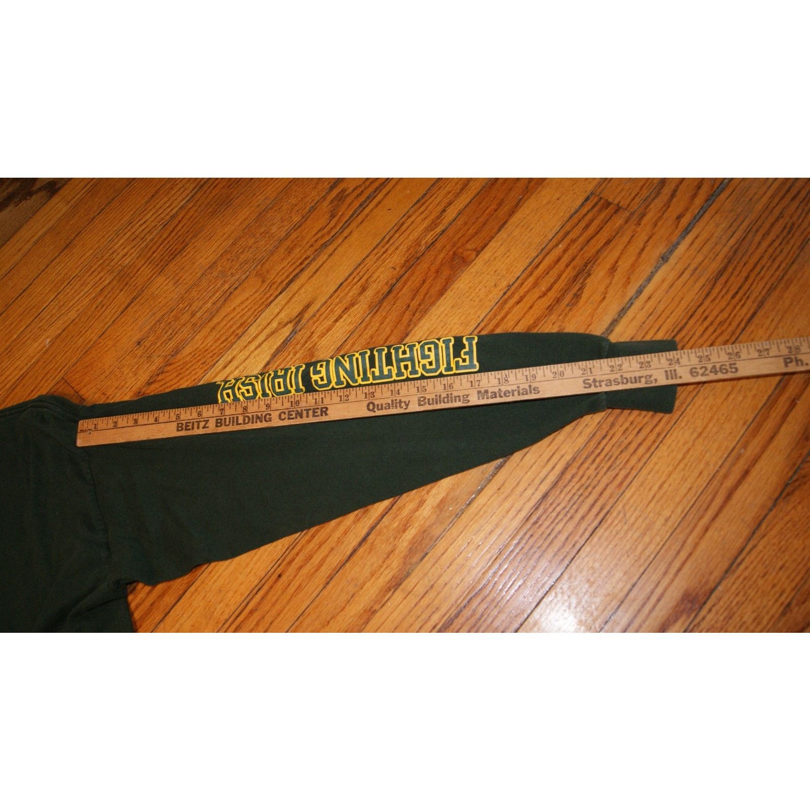 Zephyr NOTRE DAME FIGHTING IRISH Mens L TShirt Zephyr Spell Out Size US L / EU 52-54 / 3 - 10 Thumbnail