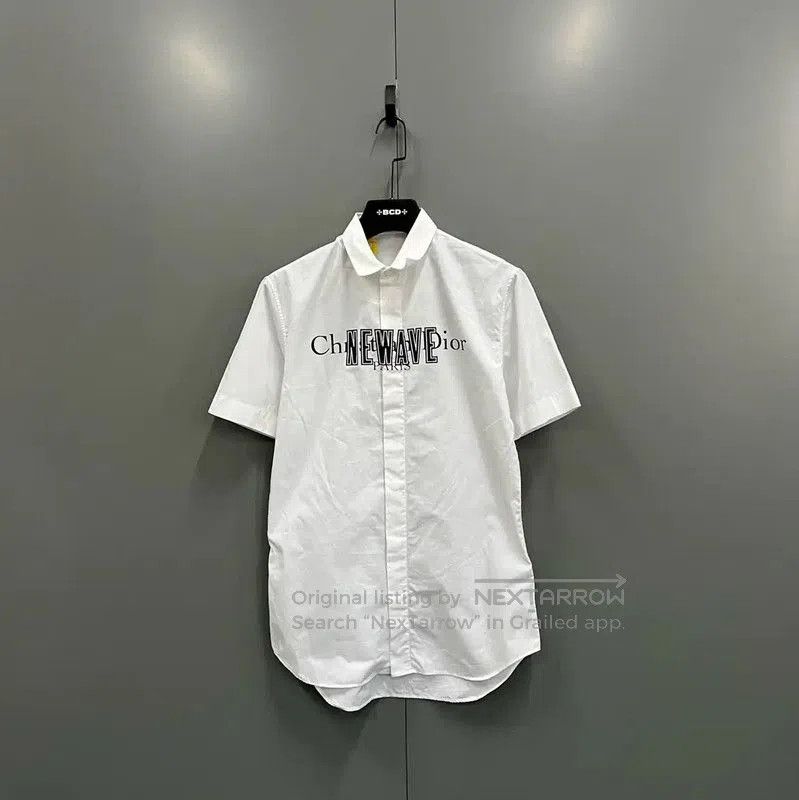Dior Dior White Cotton Short Sleeve Shirt . Size XXS / US 00 / IT 34 - 1 Thumbnail