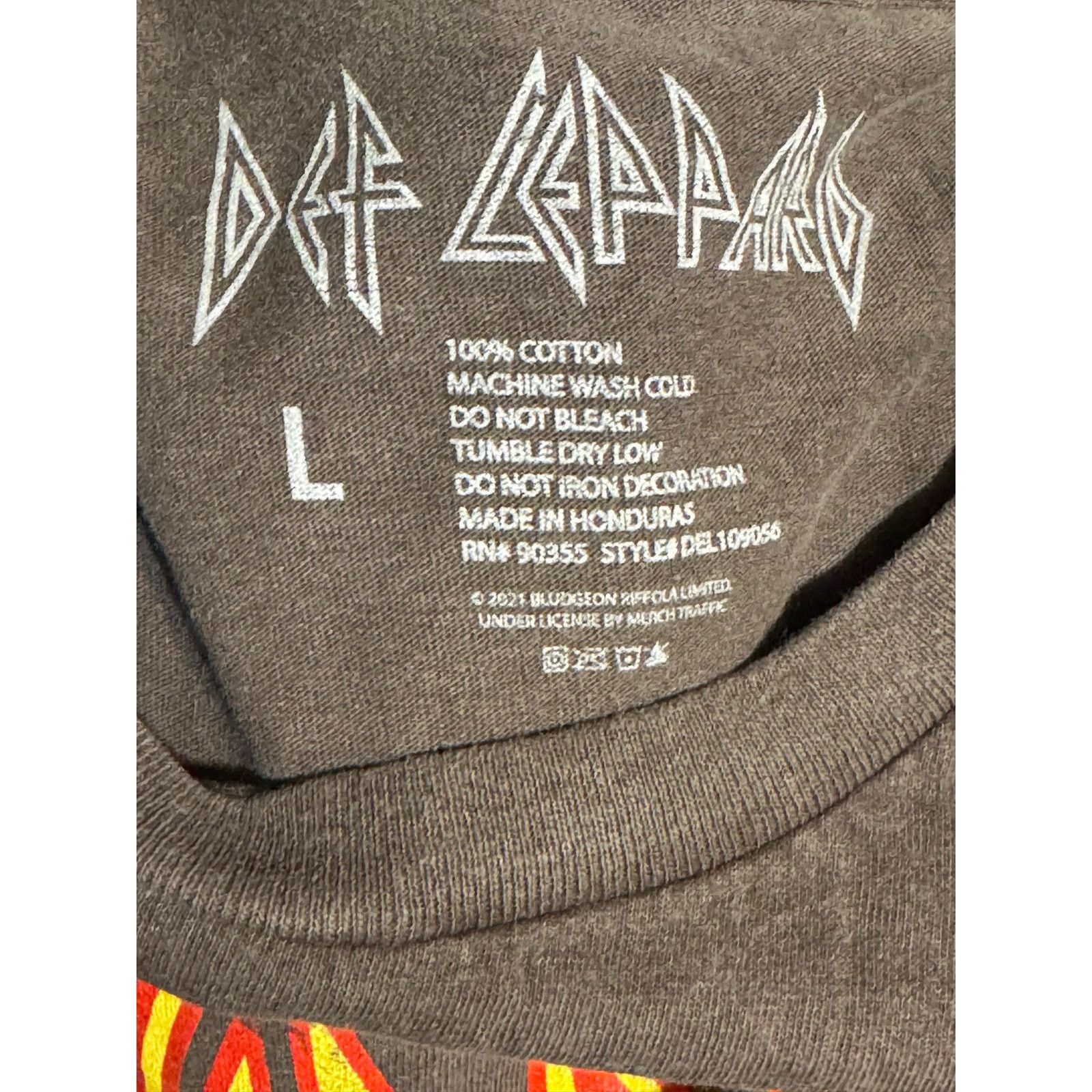 Unknown London DEF LEPPARD Adrenalize Short Sleeve Tee Shirt Size Large Size L / US 10 / IT 46 - 4 Thumbnail