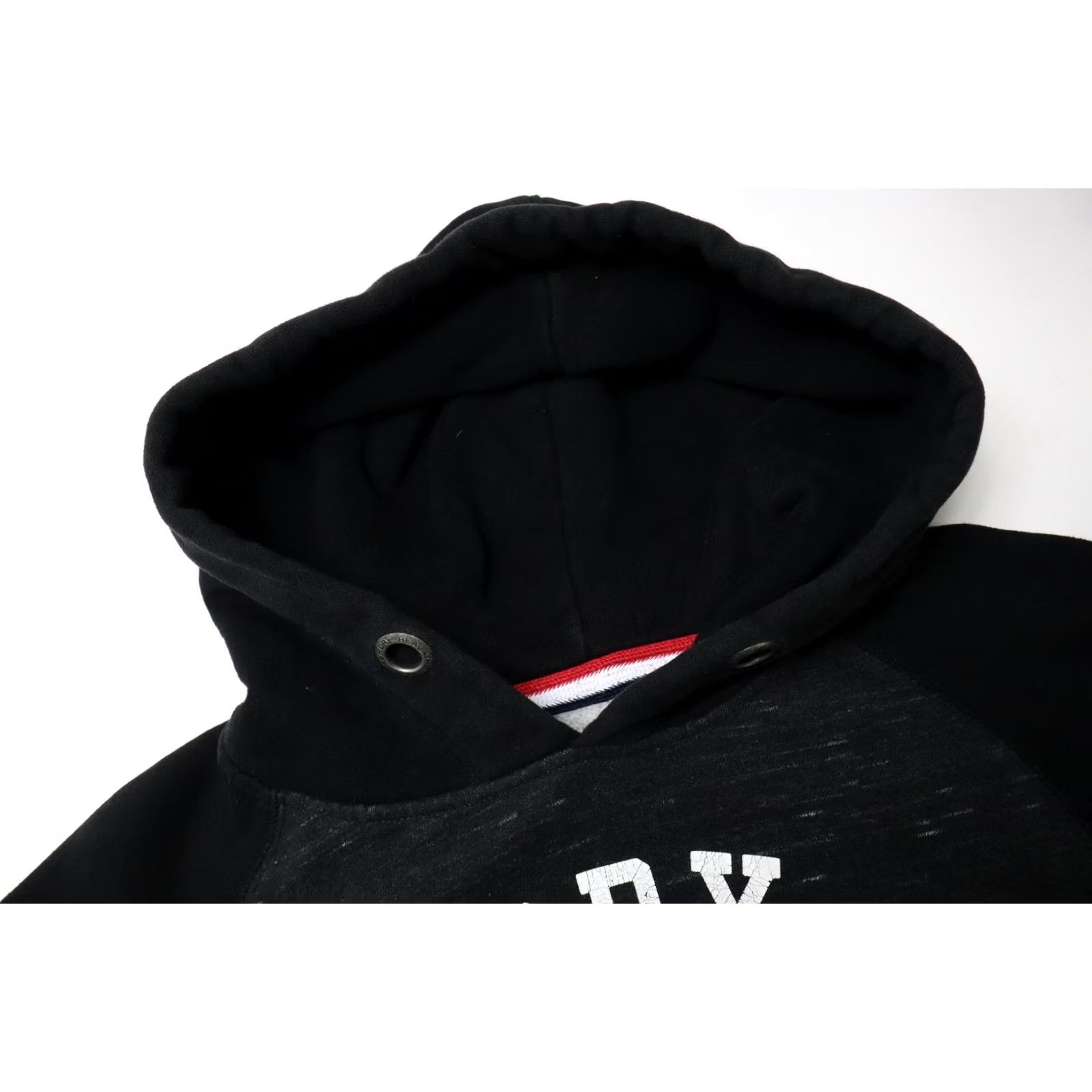Superdry SUPERDRY Hoodie Men's LARGE Black Kangaroo Pocket Logo Hooded Cotton Blend Size US L / EU 52-54 / 3 - 4 Thumbnail