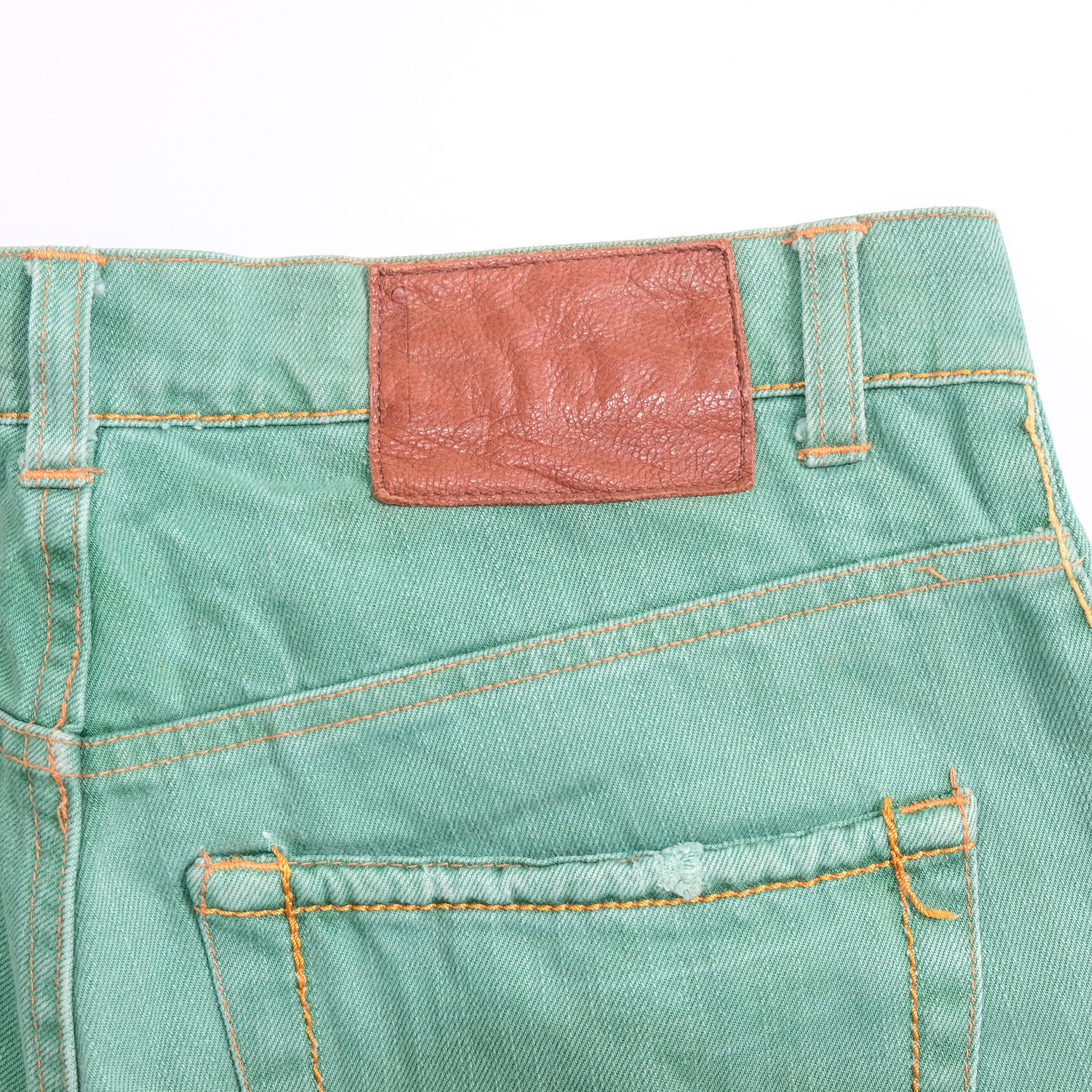 Global Work Global Work patchwork ripped denim jeans (japan) Size US 35 - 5 Thumbnail