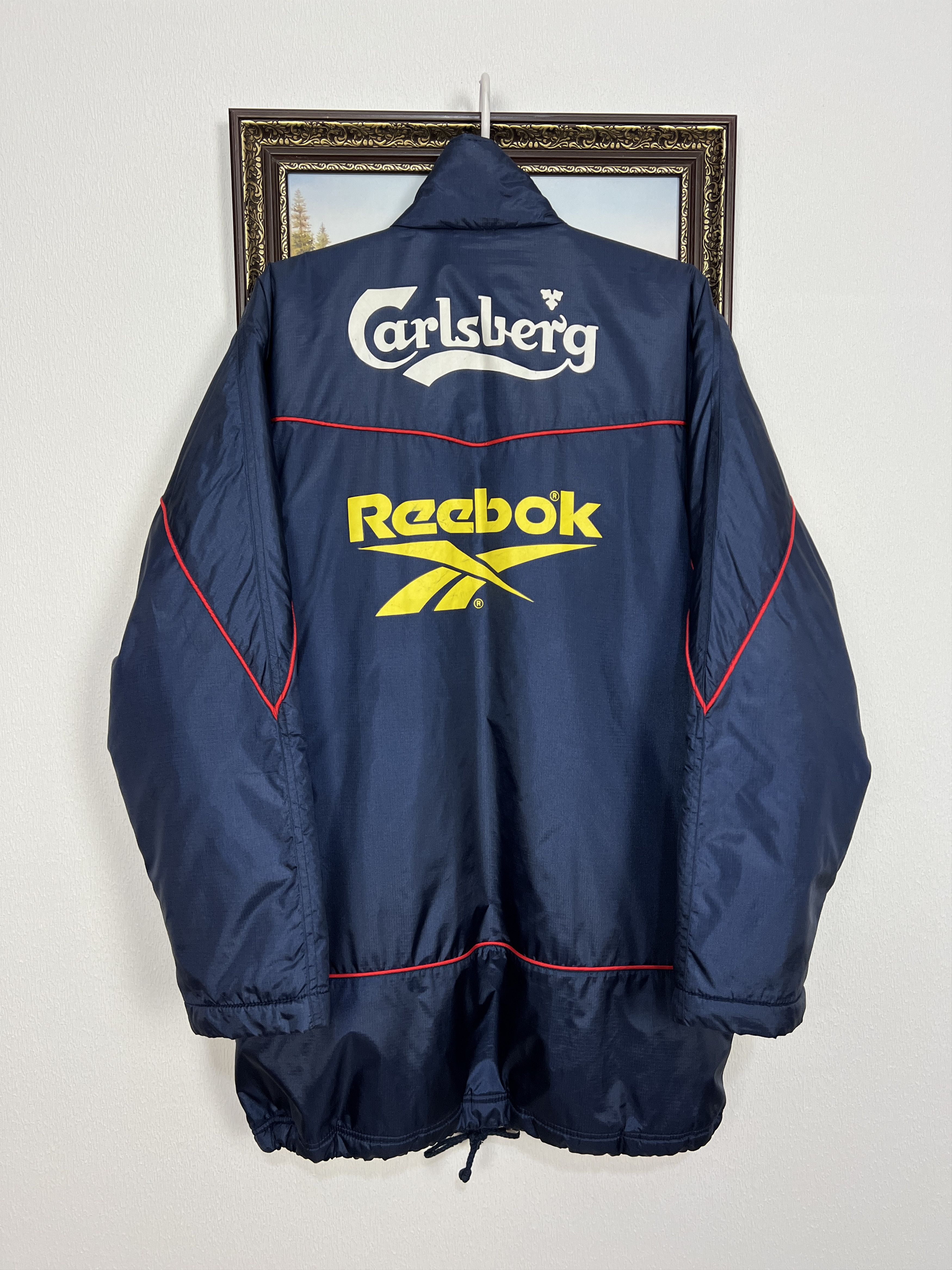 Reebok Vintage 90's Reebok Liverpool Football Padded Jacket Soccer Size US M / EU 48-50 / 2 - 11 Thumbnail