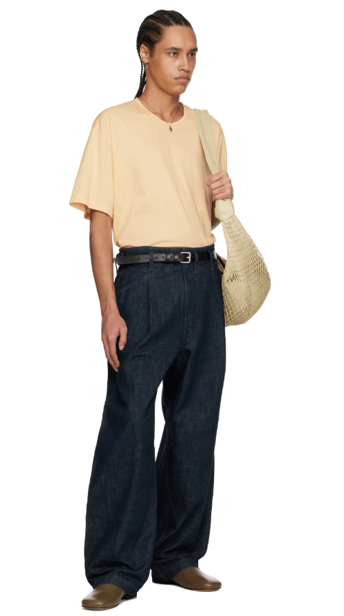 Lemaire BNWT SS25 LEMAIRE RELAXED TSHIRT ICE APRICOT XL Size US XL / EU 56 / 4 - 13 Thumbnail