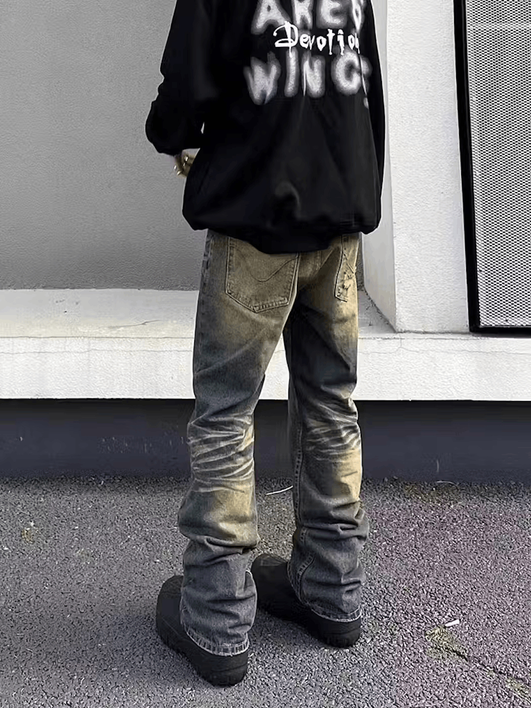 Japanese Brand × Jean Vintage washed baggy slim fit jeans Size US 34 / EU 50 - 2 Thumbnail