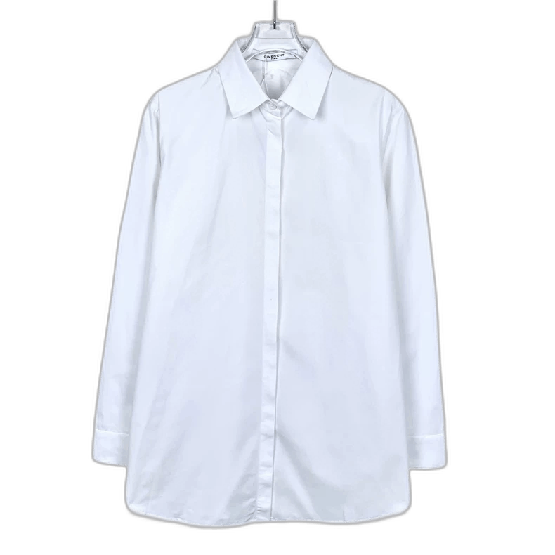 Givenchy Givenchy Givenchy White Long Sleeve ButtonUp Shirt -2507 Size US M / EU 48-50 / 2 - 1 Thumbnail