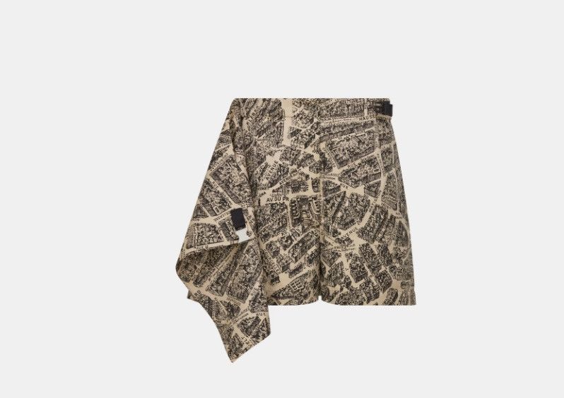 Dior o1w1db10425 357P15A Skirt in Black & Beige Size 25" / US 0 / IT 36 - 4 Thumbnail