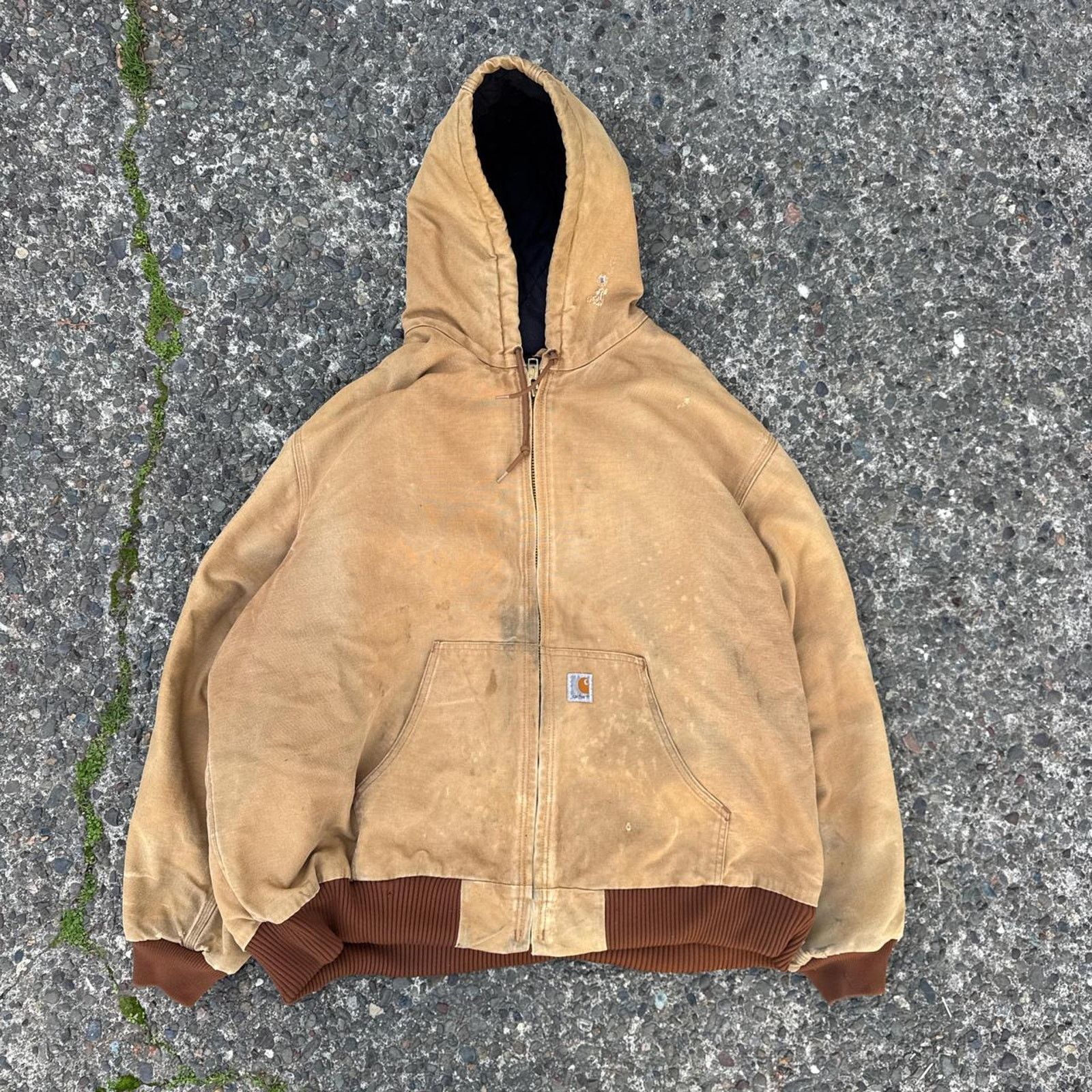Carhartt Vintage Tan Carhartt Hooded Jacket – Size XL Size US XL / EU 56 / 4 - 1 Thumbnail
