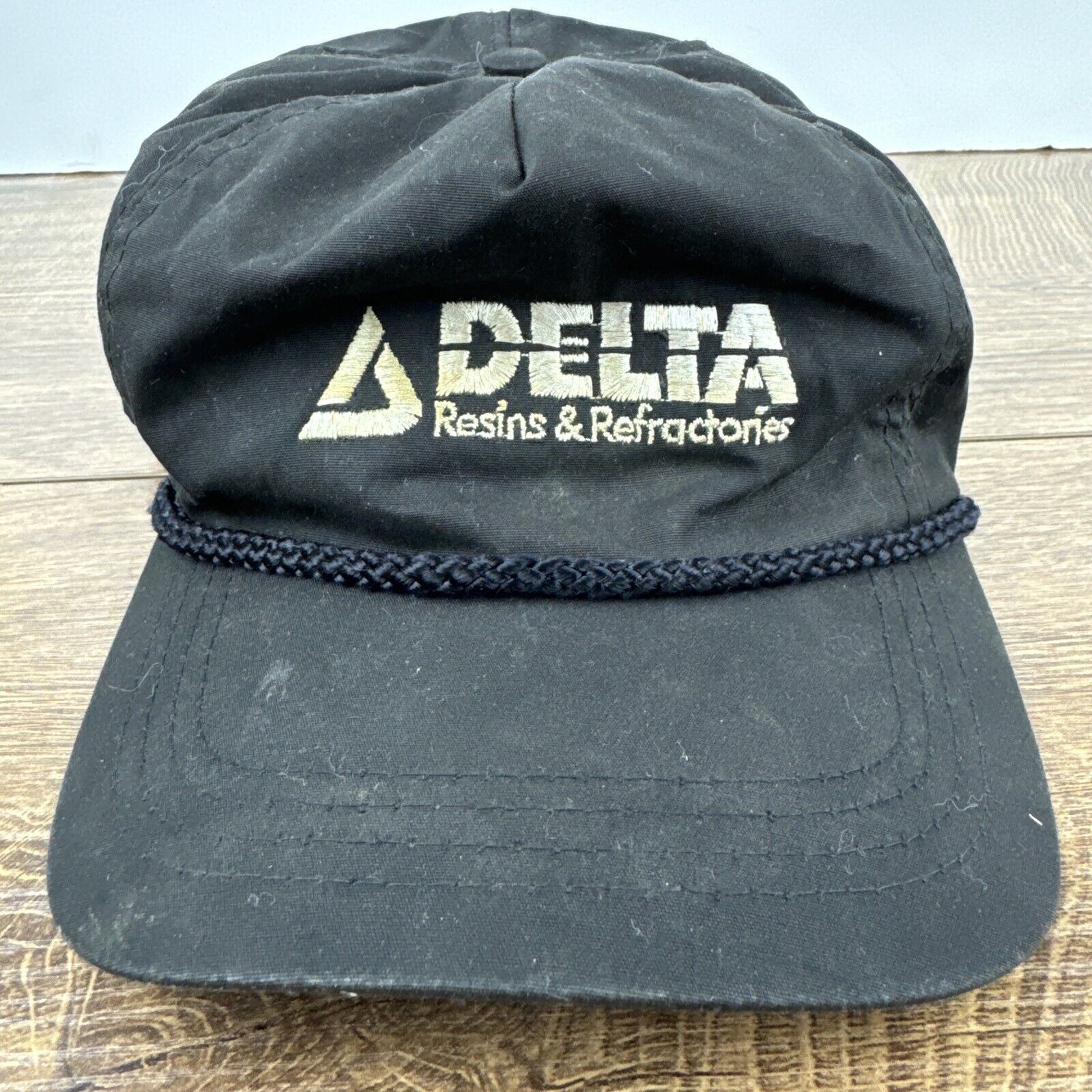 Other Delta Resins & Refractones Hat Black Hat Adjustable Adult Si Size ONE SIZE - 5 Thumbnail