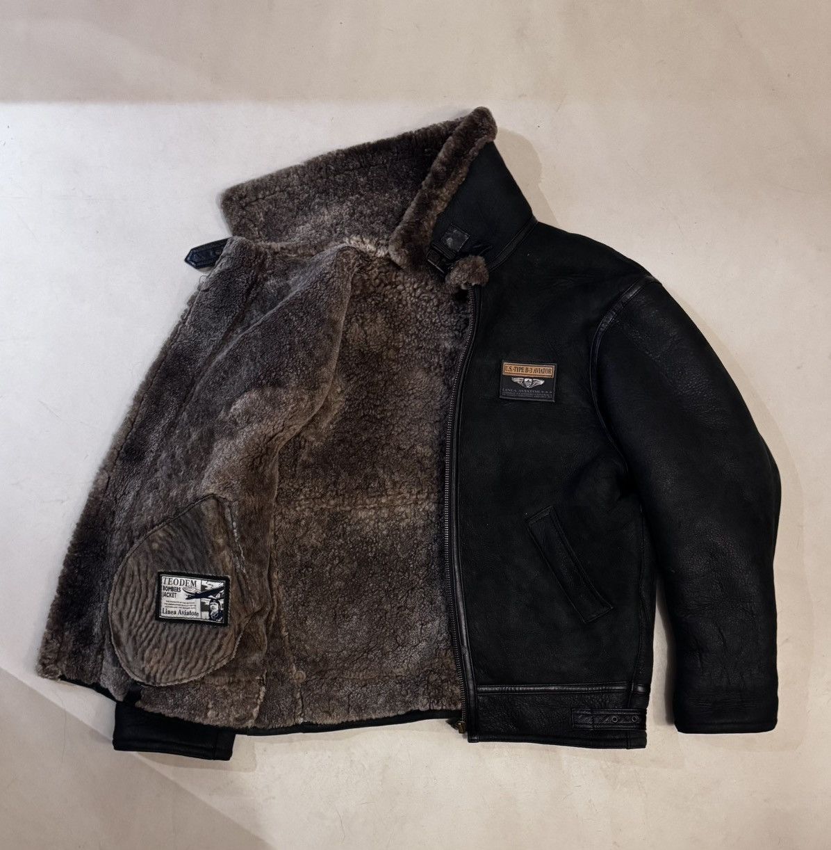 Vintage B-3 leather Jacket Size US M / EU 48-50 / 2 - 2 Thumbnail