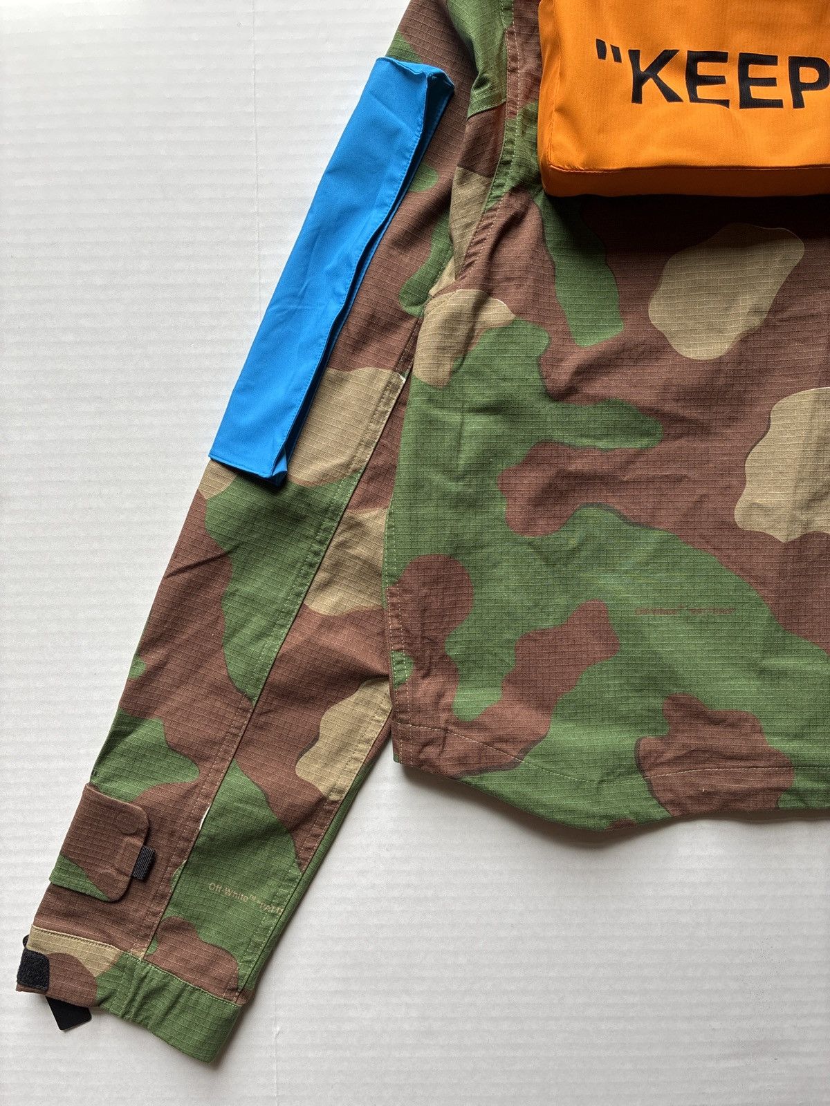 Nike × Off-White Nike x Off-White Women NRG Camo Jacket Sz M Size M / US 6-8 / IT 42-44 - 7 Thumbnail